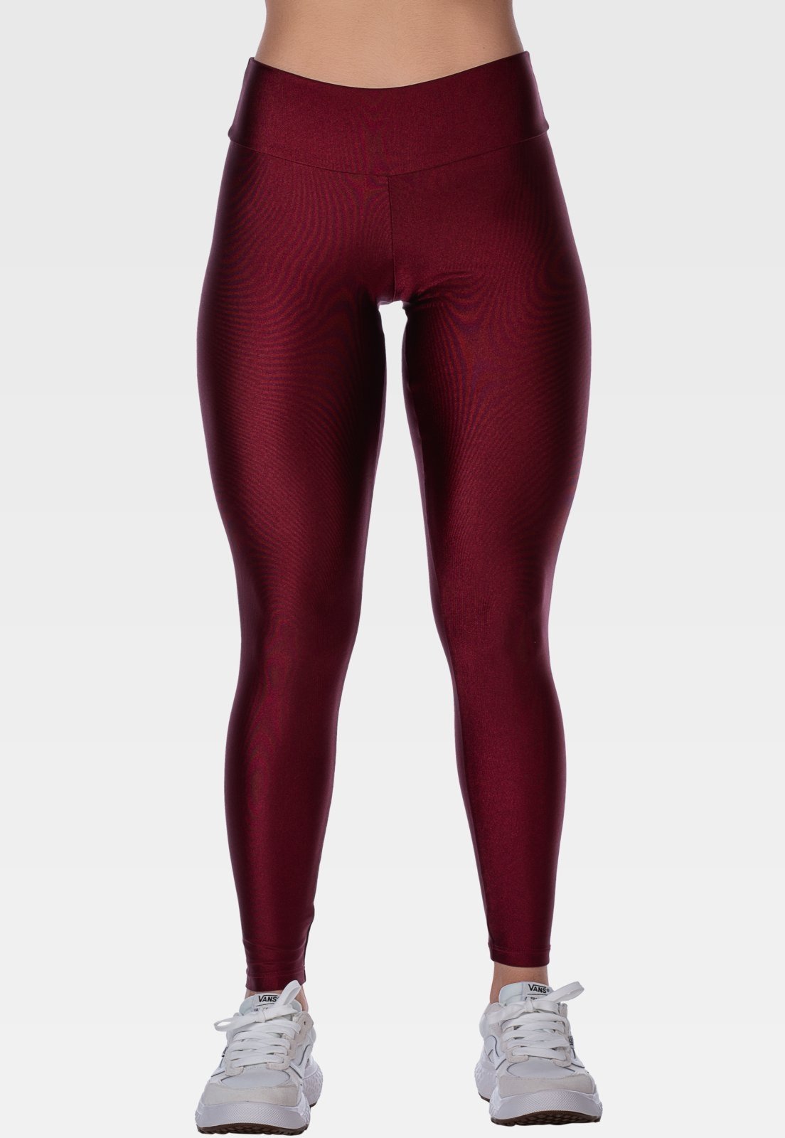 Calça Legging Fitness de Alta Performance Summer Soul Bordô