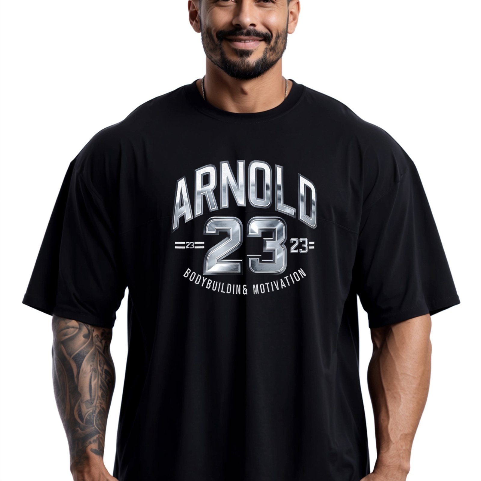 Camiseta Oversized Over Masculina Algodão Academia Preto