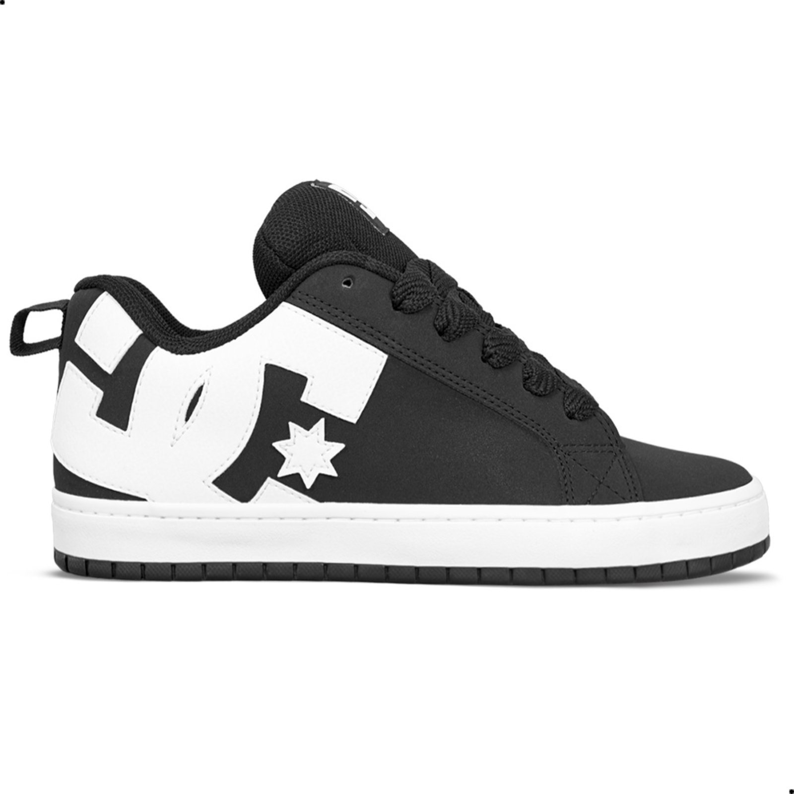 Tênis DC Shoes New Court Graffik SD Unissex Preto Branco