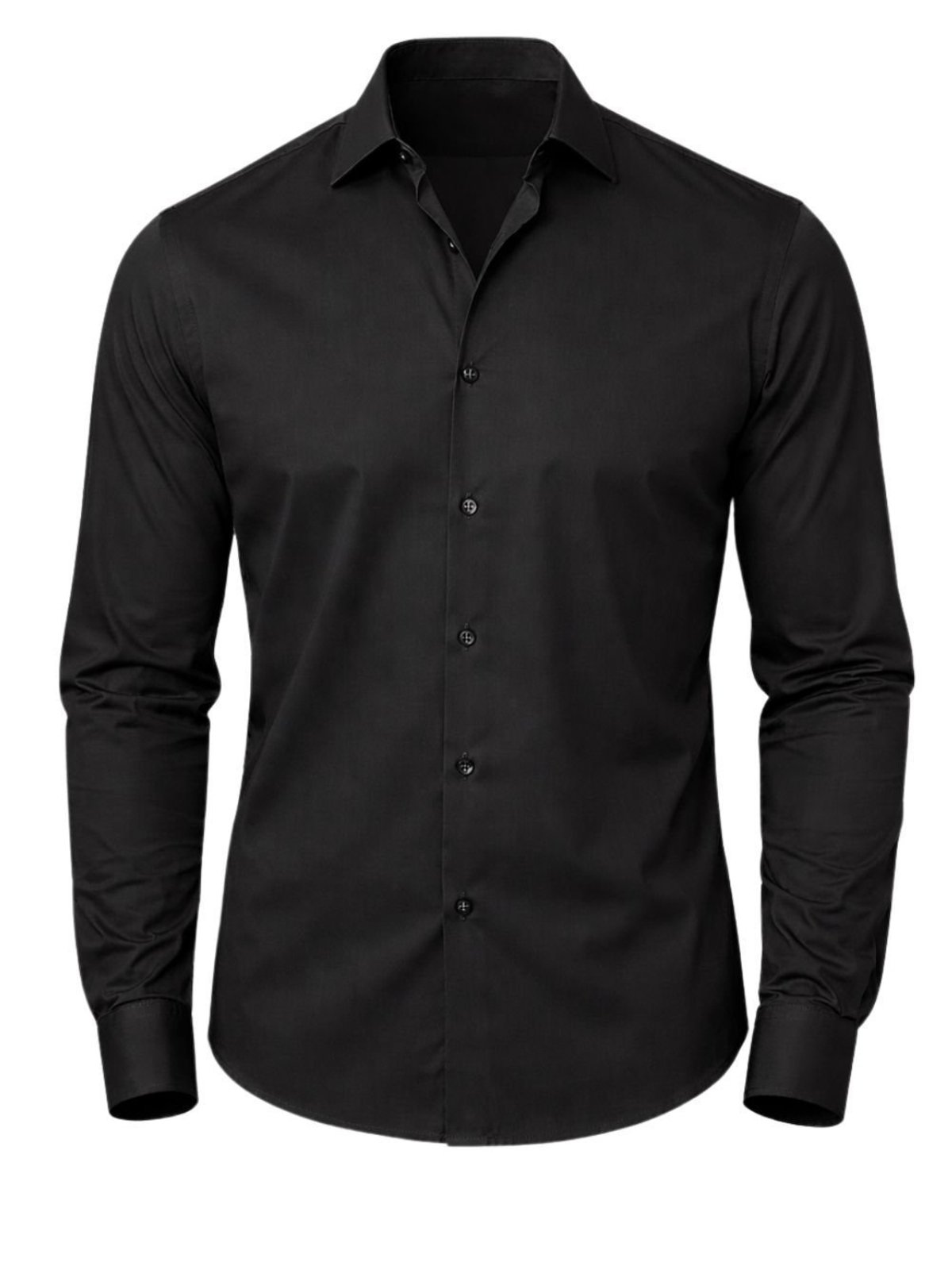 Camisa Social Masculina Casual Slim Fit com Elastano Crocker