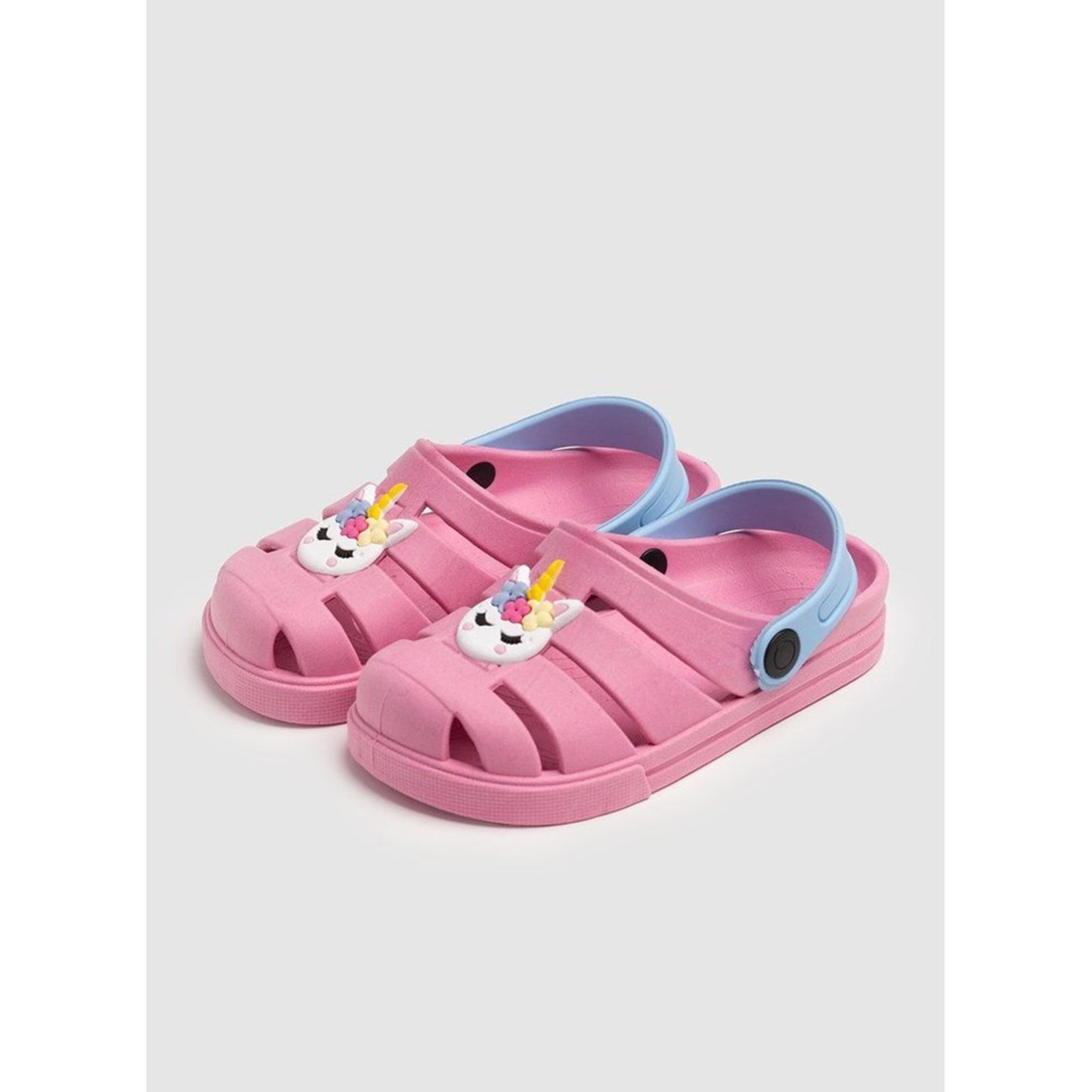 Vista 2 Infantil - Babuche Menina Unicórnio Molekada roxo Molekada roxo