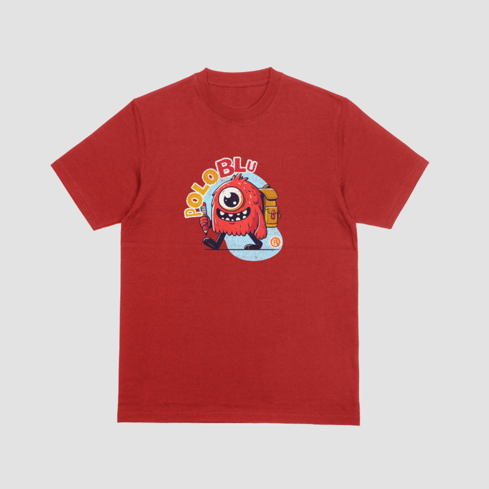 Infantil – Camiseta Masculina Malha Algodão Polo Blu Vermelha do RN ao GG
