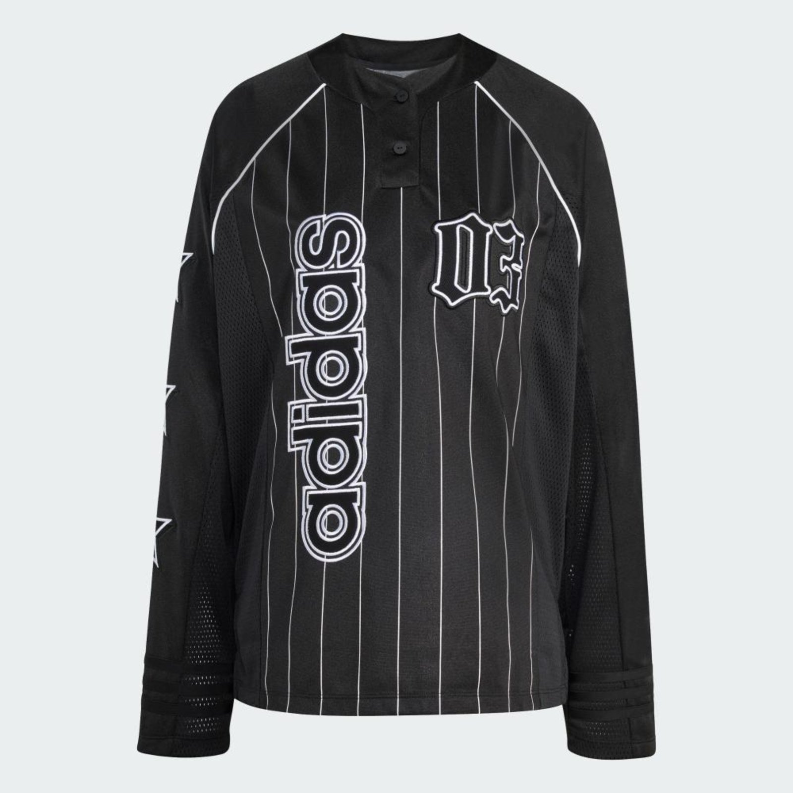 Vista 3 Camisa adidas Originals BB LS adidas Originals preto Adidas preto