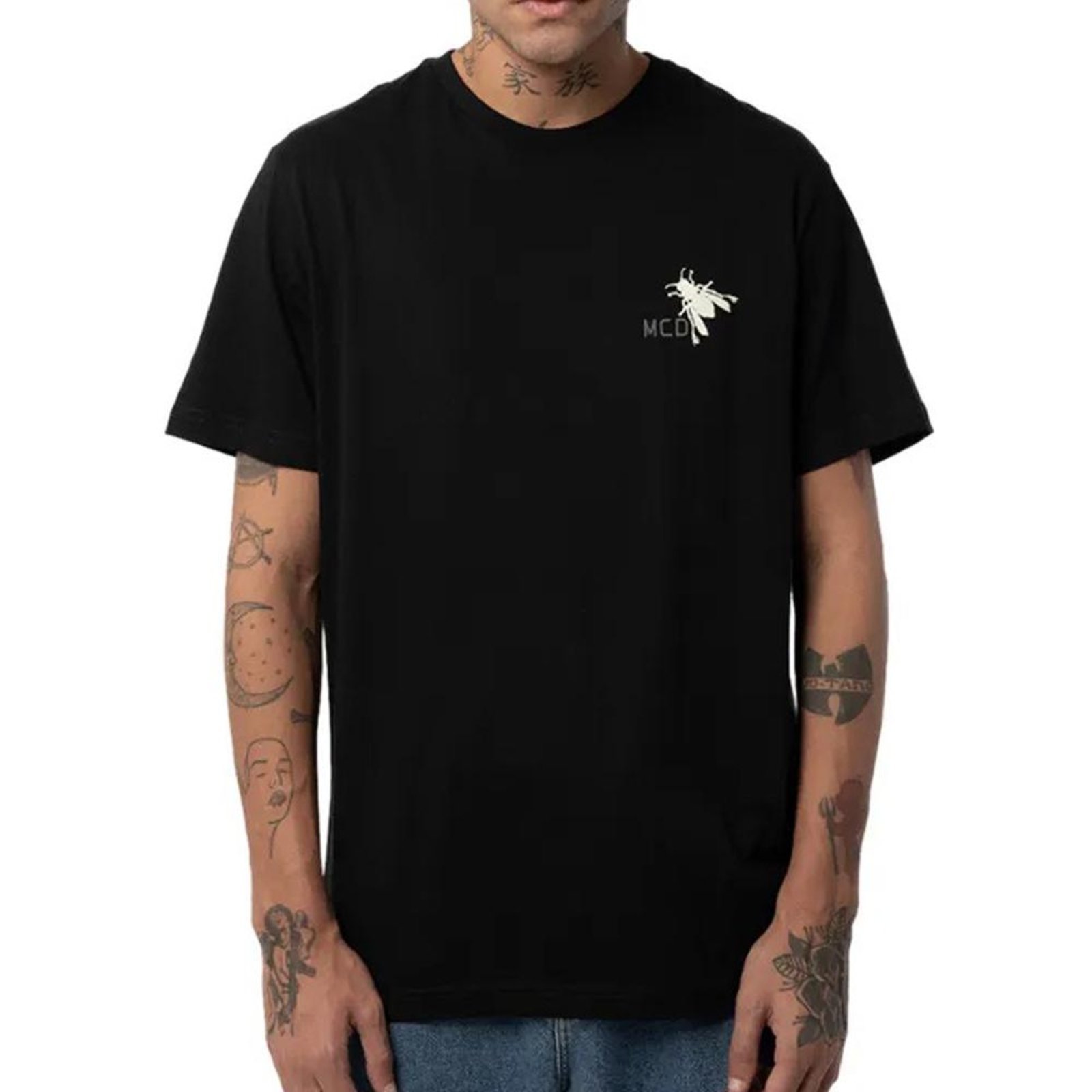 Camiseta MCD Vespa Caveira SM25 Masculina Preto