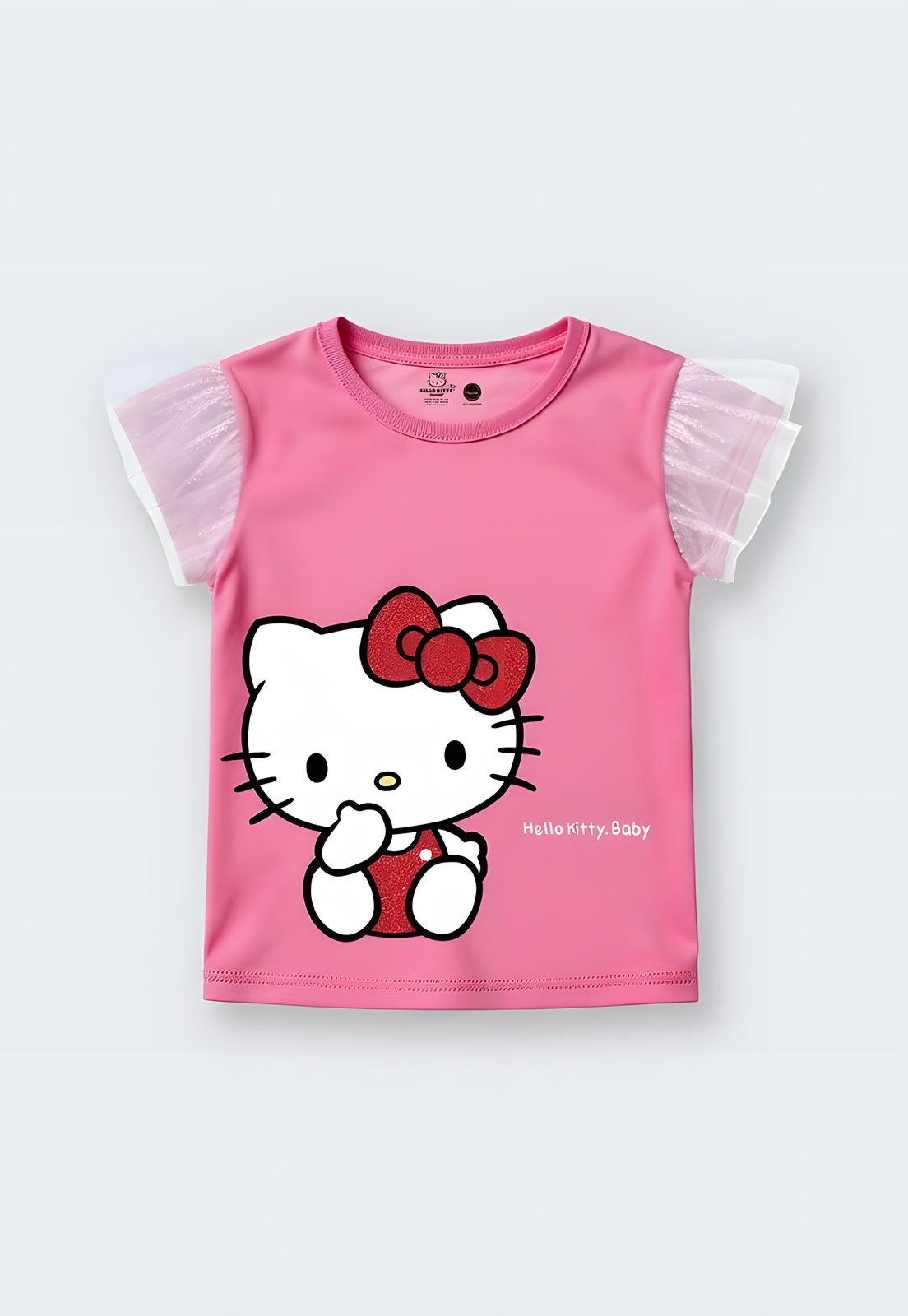 Camiseta Brandili Hello Kitty Rosa