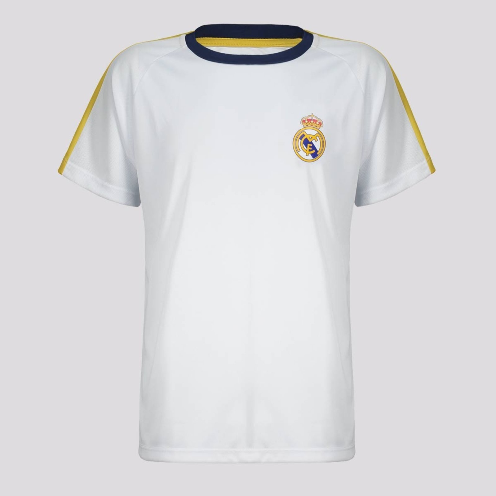 Vista 2 Camisa Real Madrid Juvenil Branca Balboa branco Balboa branco
