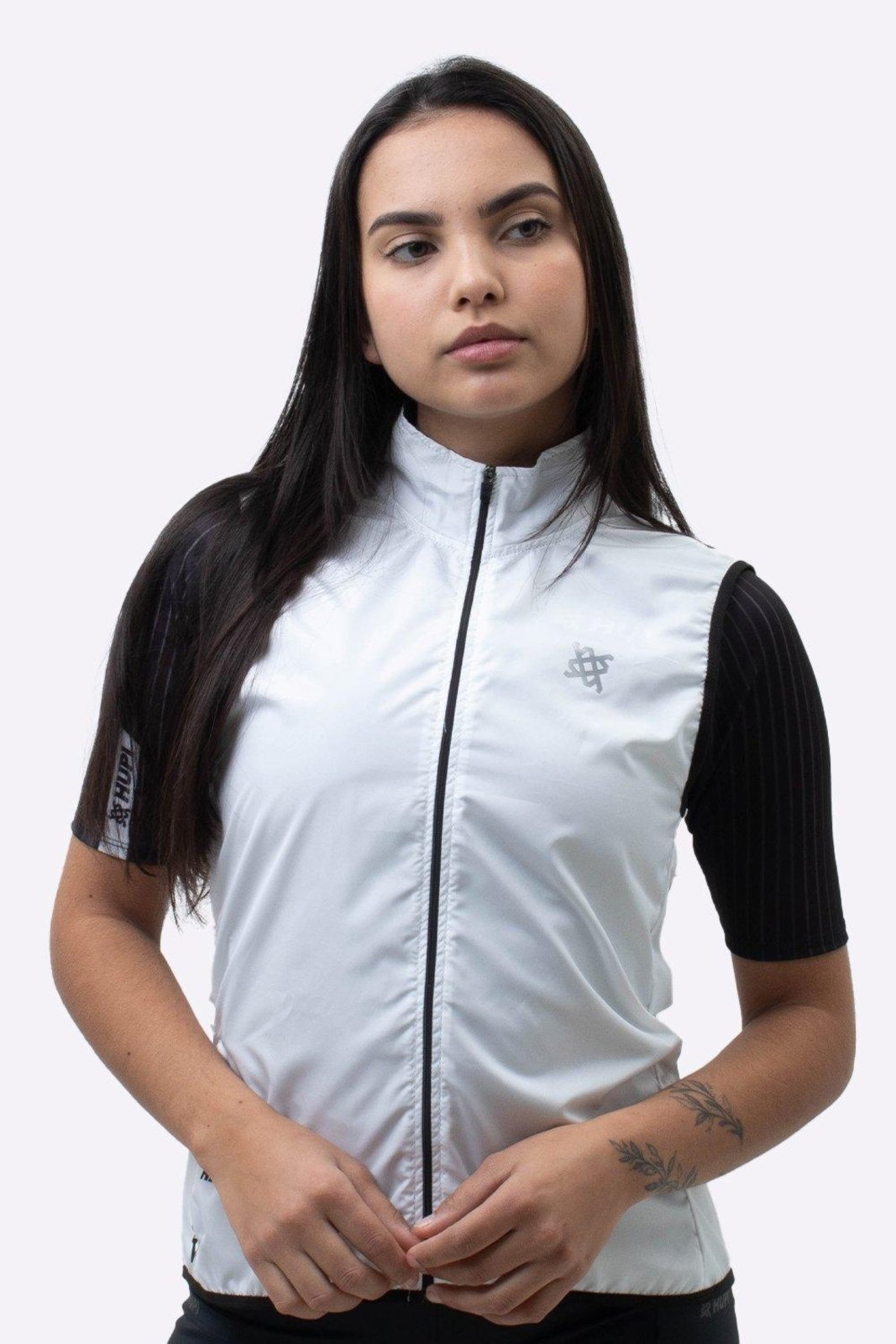 Colete Corta Vento HUPI Unissex - Branco Branco