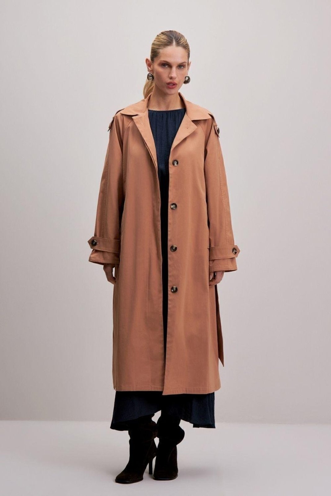 Trench Coat Carlota Costa Marrom