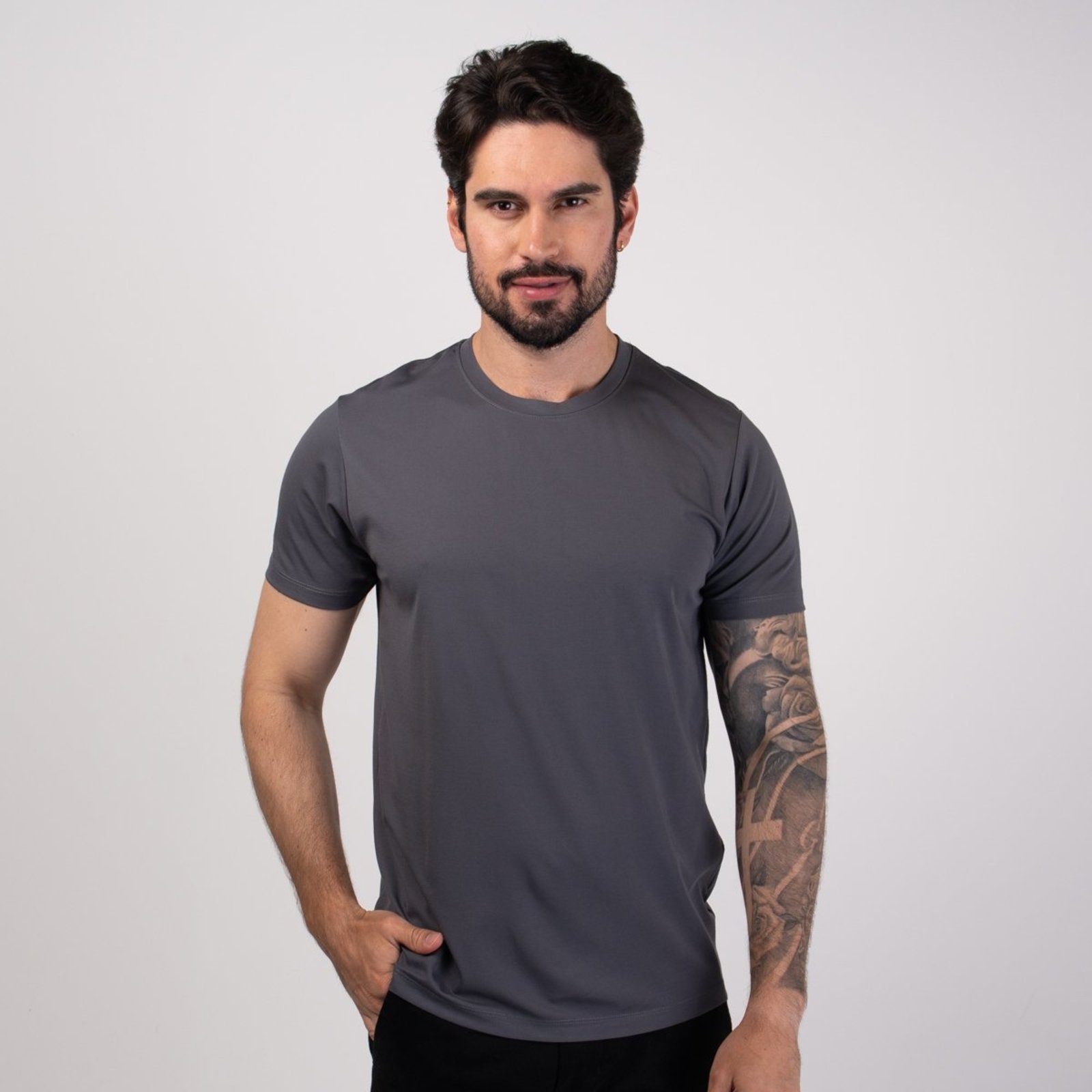 Camiseta Versatiold Flow Cinza