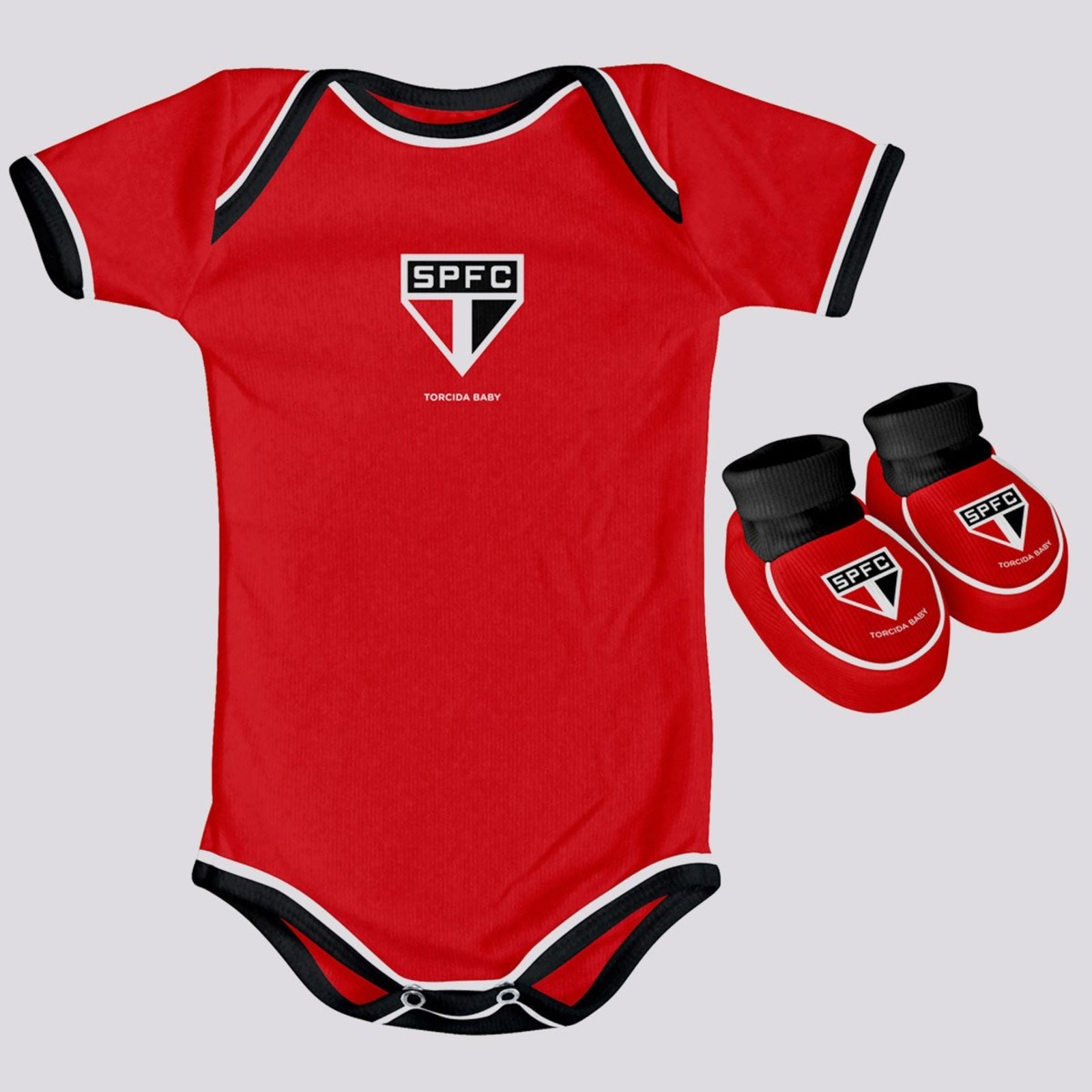 Infantil - Kit Body São Paulo Double Vermelho