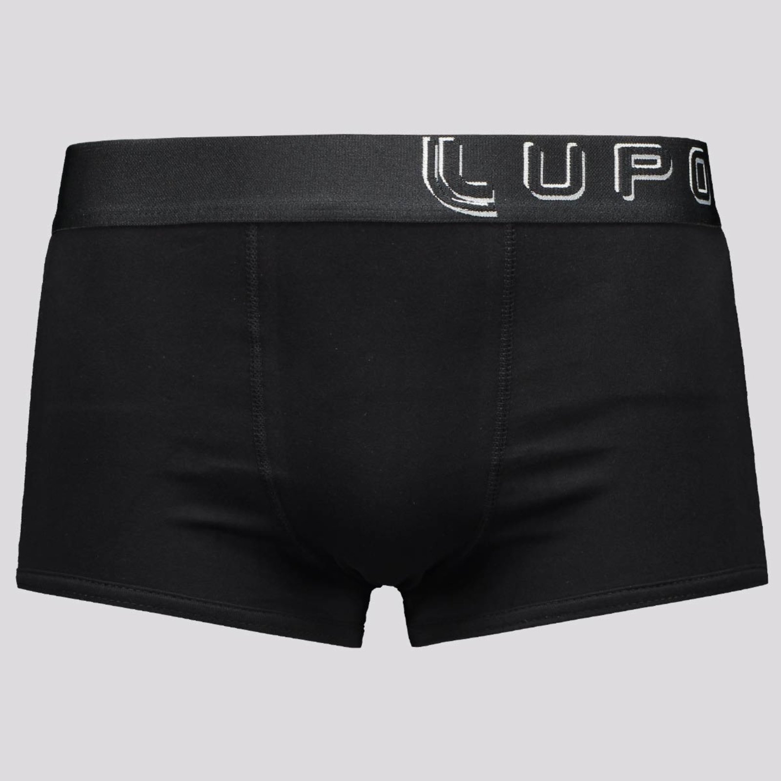 Cueca Sunga Lupo Big Logo Preta