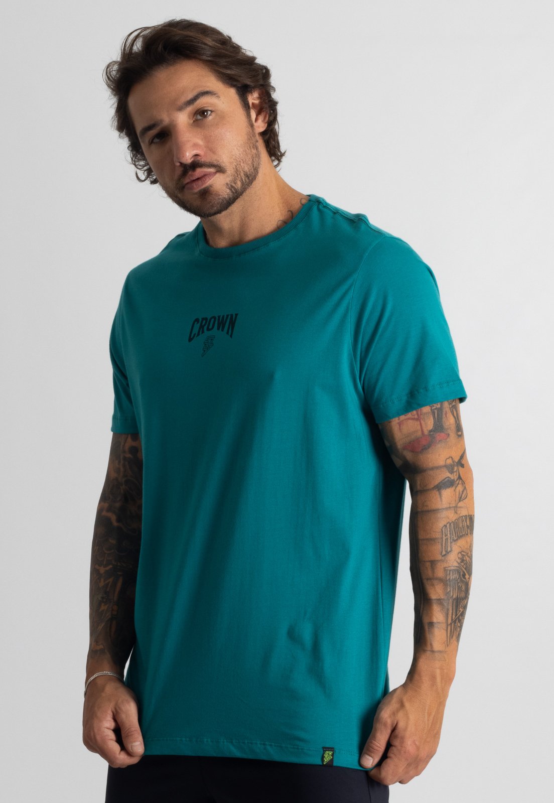 Camiseta Masculina Crown Training Treino Musculação Academia