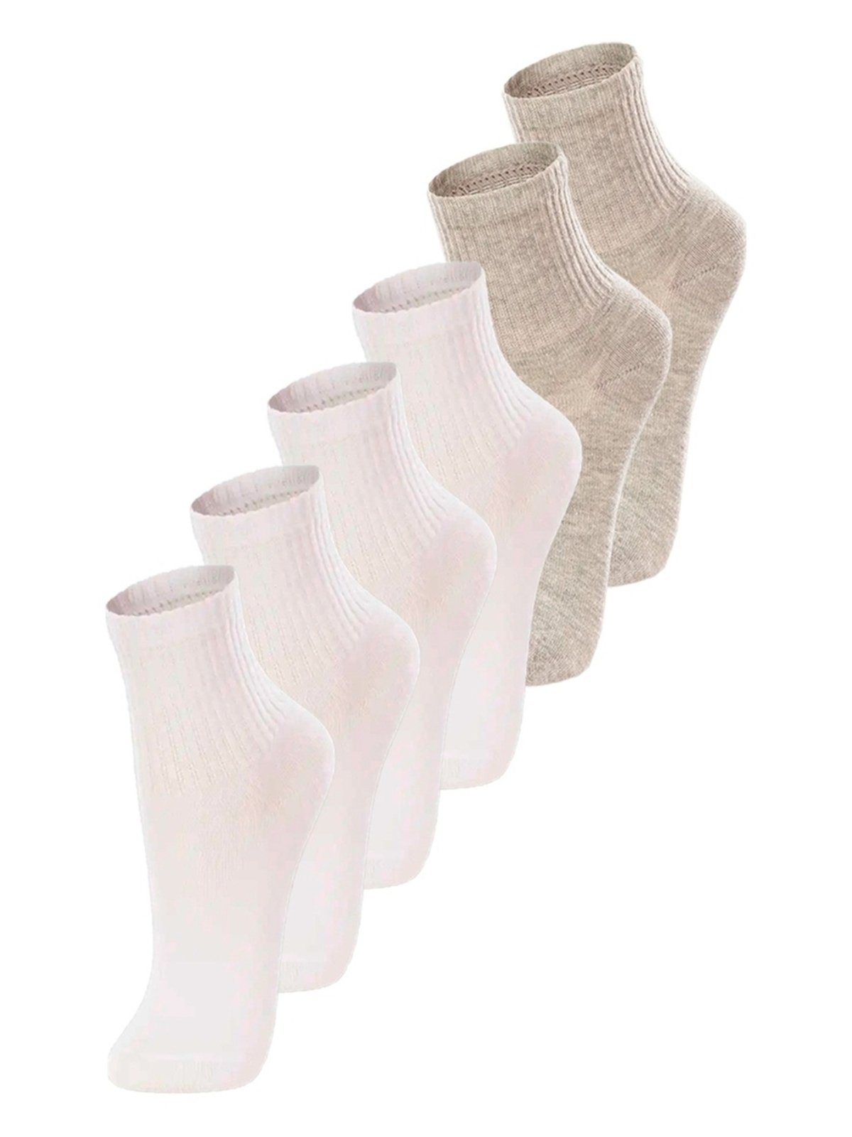 Kit com 6 Pares de Meias Infanti Cano Médio Lupo 2727-088
