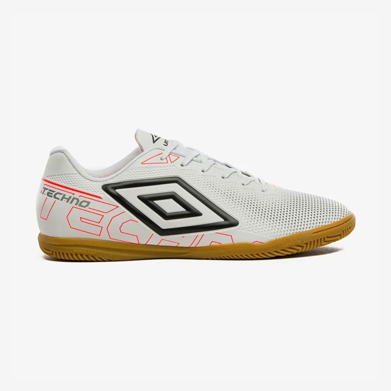 Vista 2 Chuteira Indoor Masculino Indoor Umbro Techno U01fb00167 branco Umbro branco