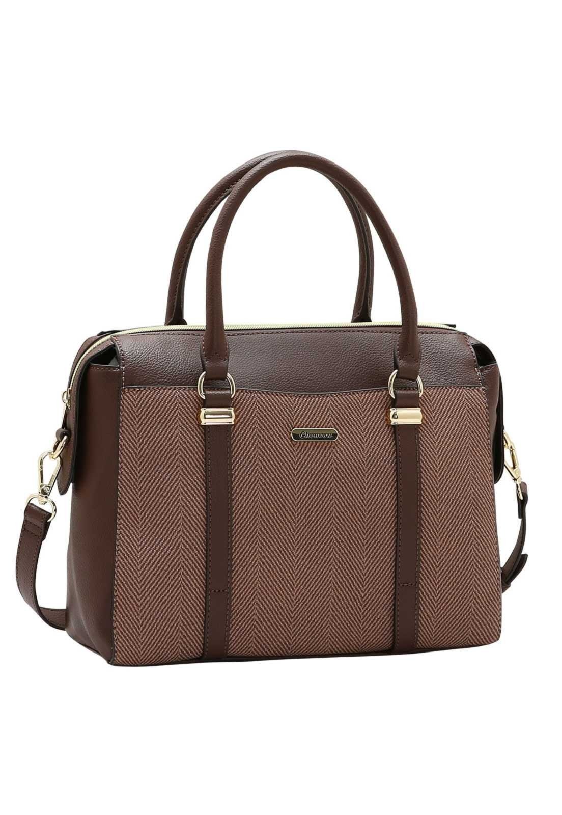 Bolsa Feminina Chenson Contrastes 3485923 Café