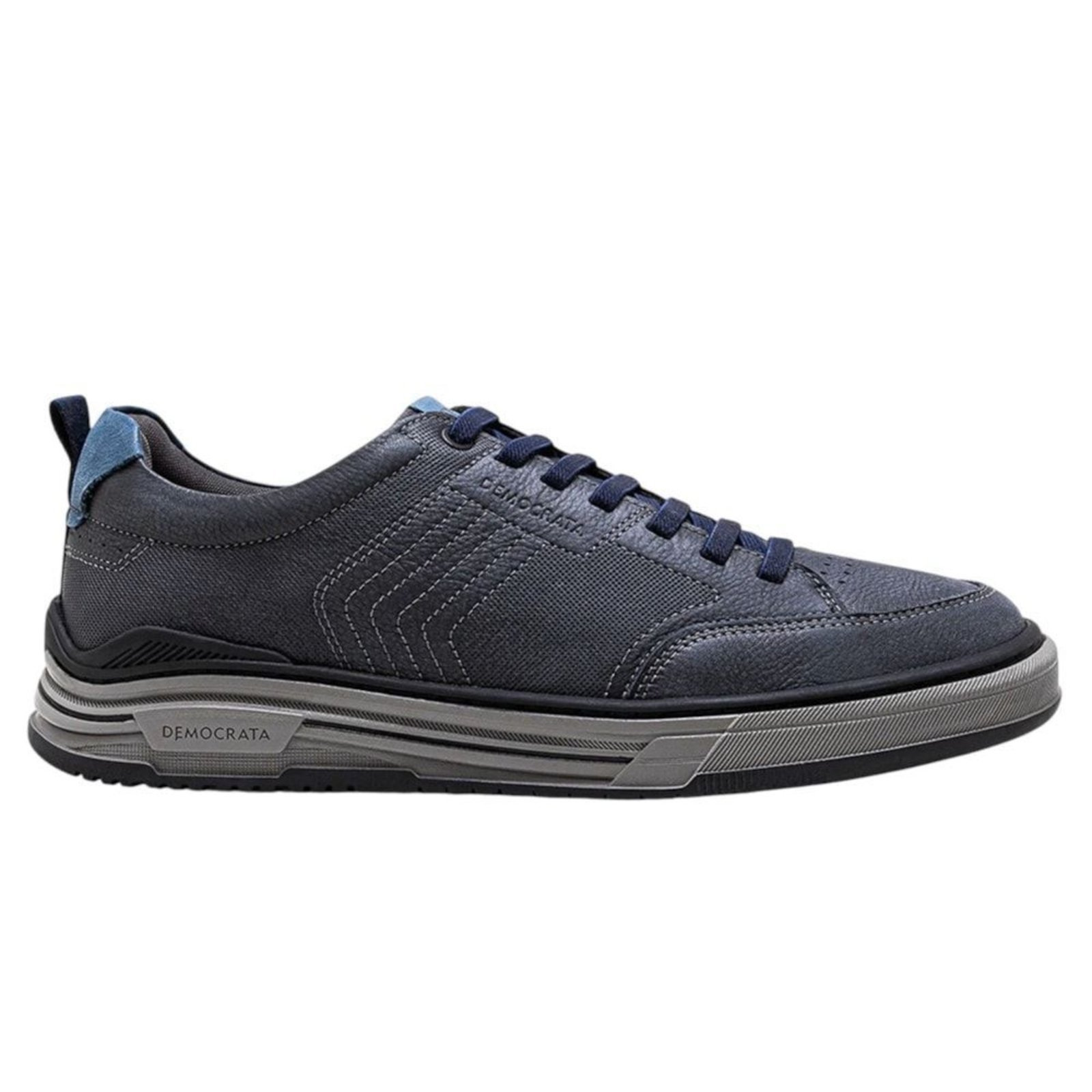 Sapatênis Democrata Denim Dylan Masculino - Azul - democrata