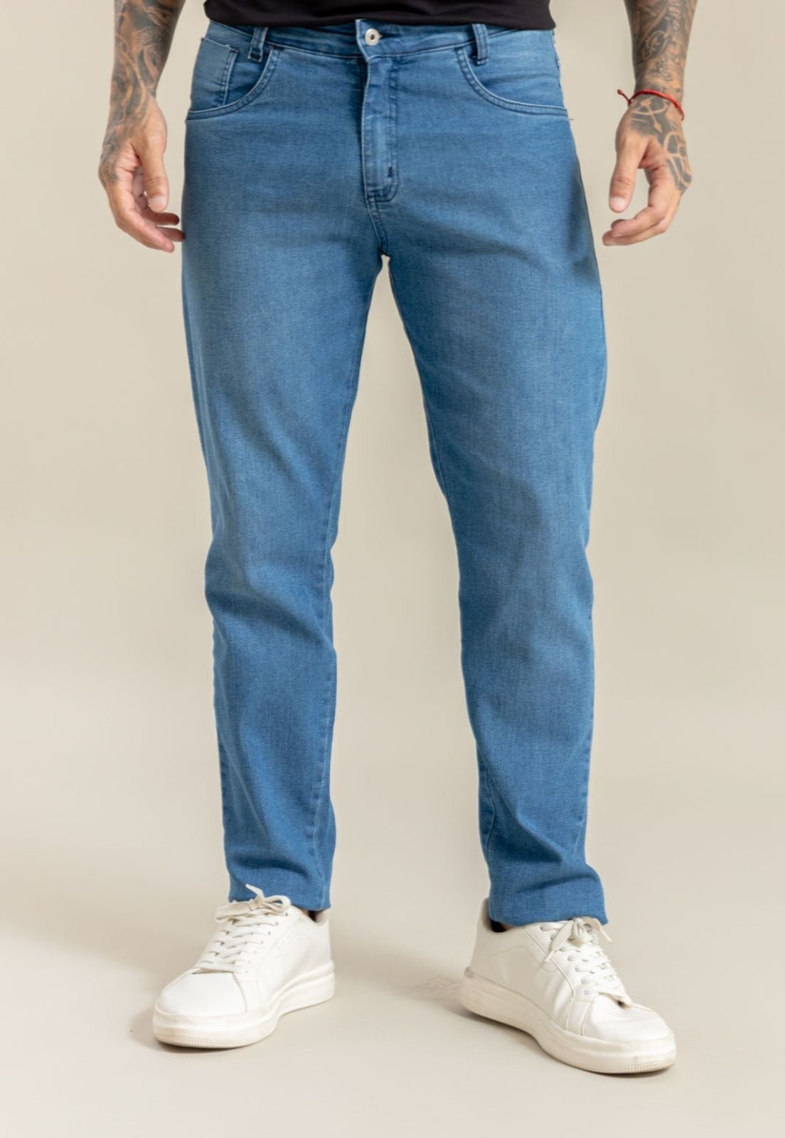 Calça Jeans Masculina Slim Fit Lemier Collection