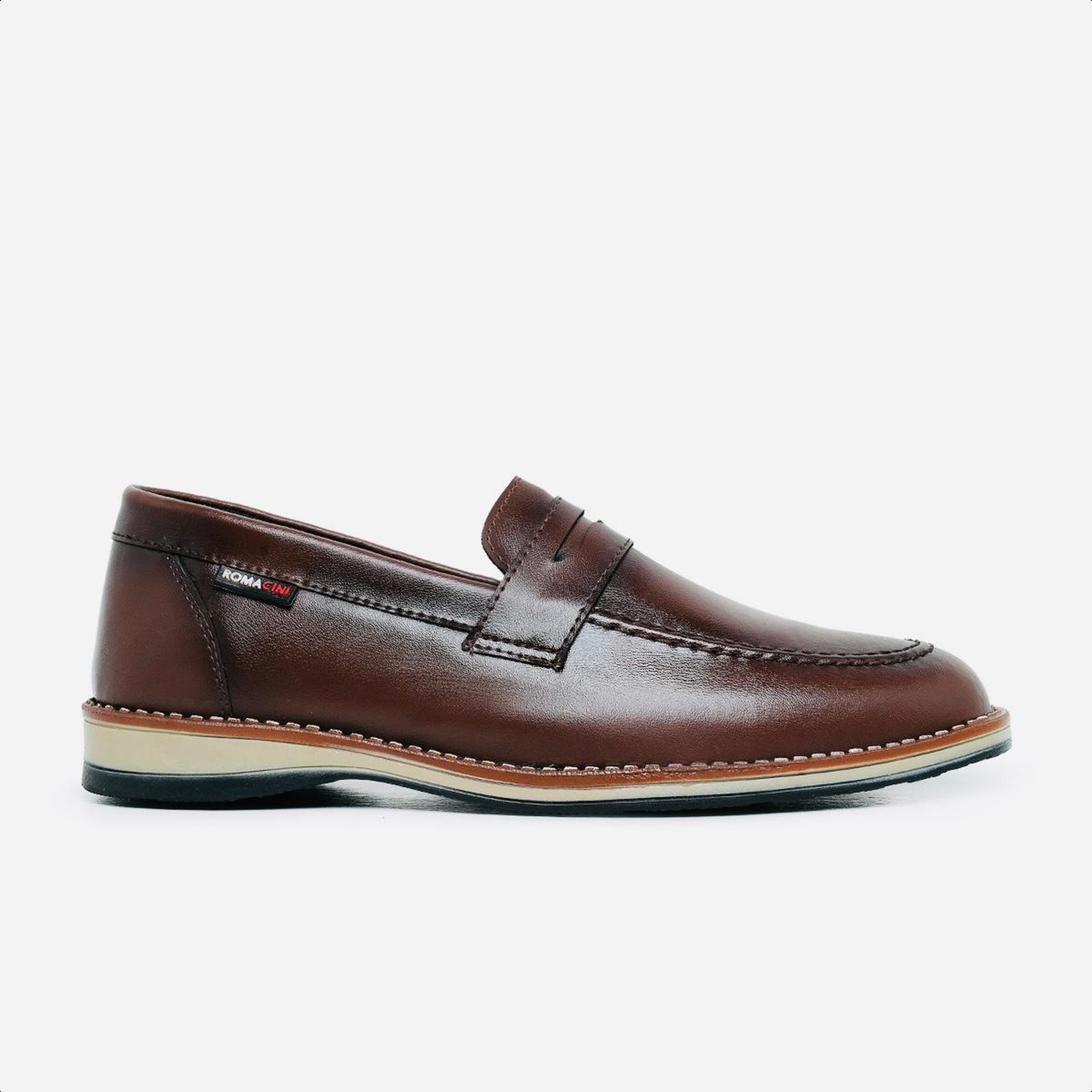 Sapato Oxford Masculino Lavini Social Casual Lançamento Caramelo