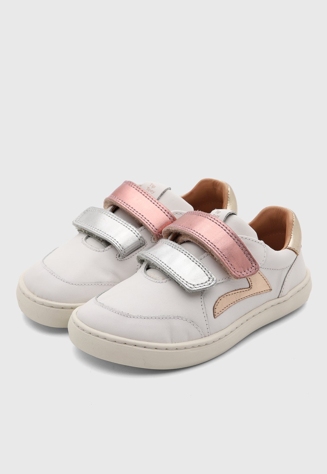 Infantil - Tênis Tip Toey Joey Couro Branco