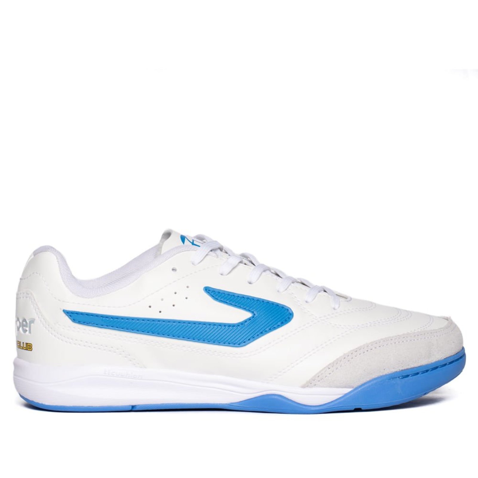 Chuteira Masculina Topper Futsal Maestro Club VI Branco/Azul