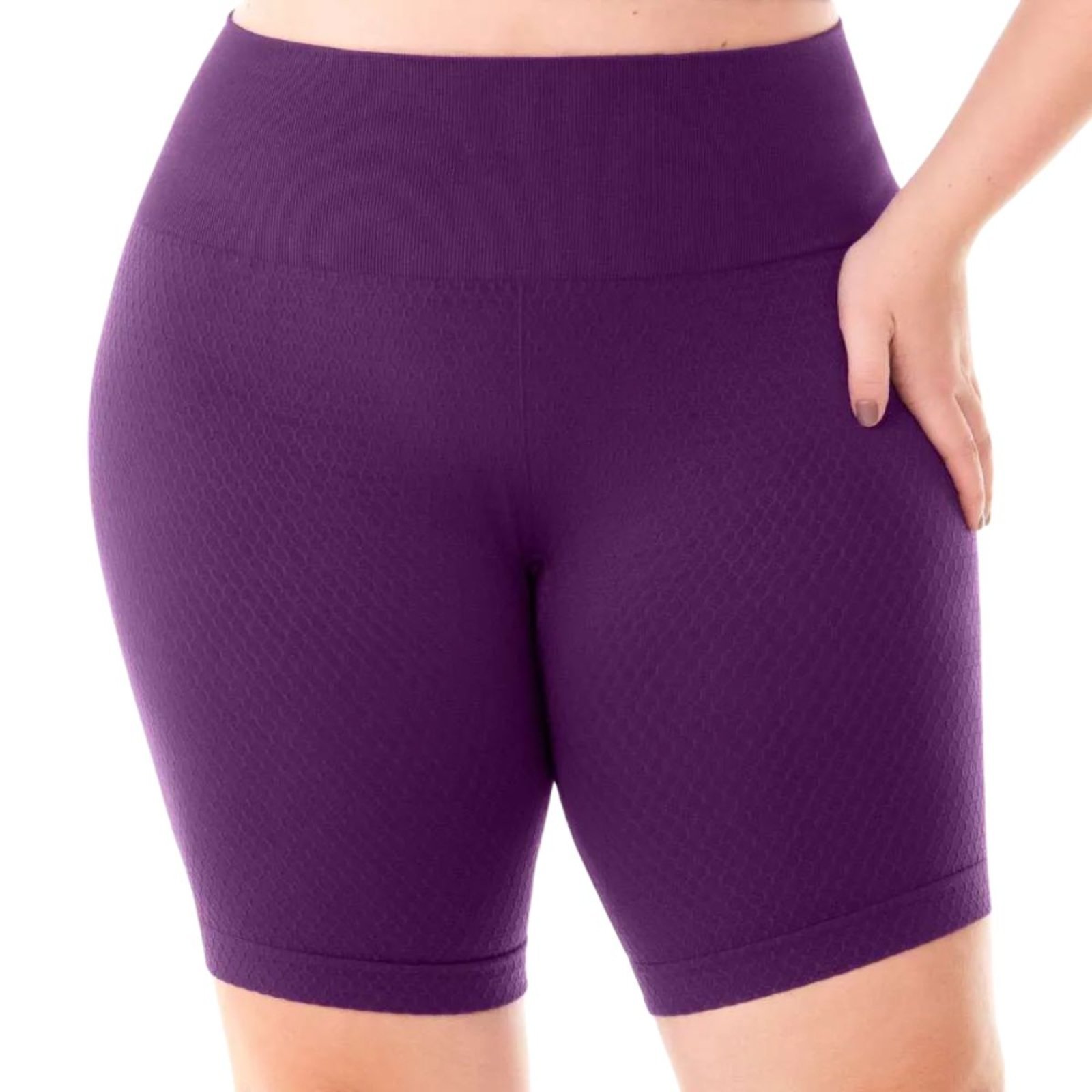 Bermuda Fitness Plus Size Sem Costura Zee Rucci
