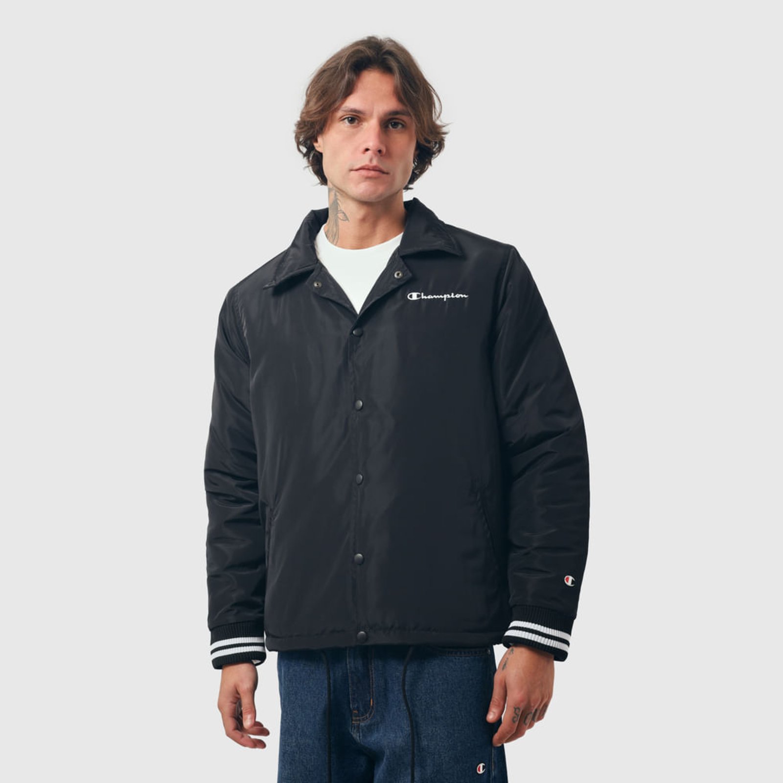 Jaqueta Champion Life Satin Bomber Stitch