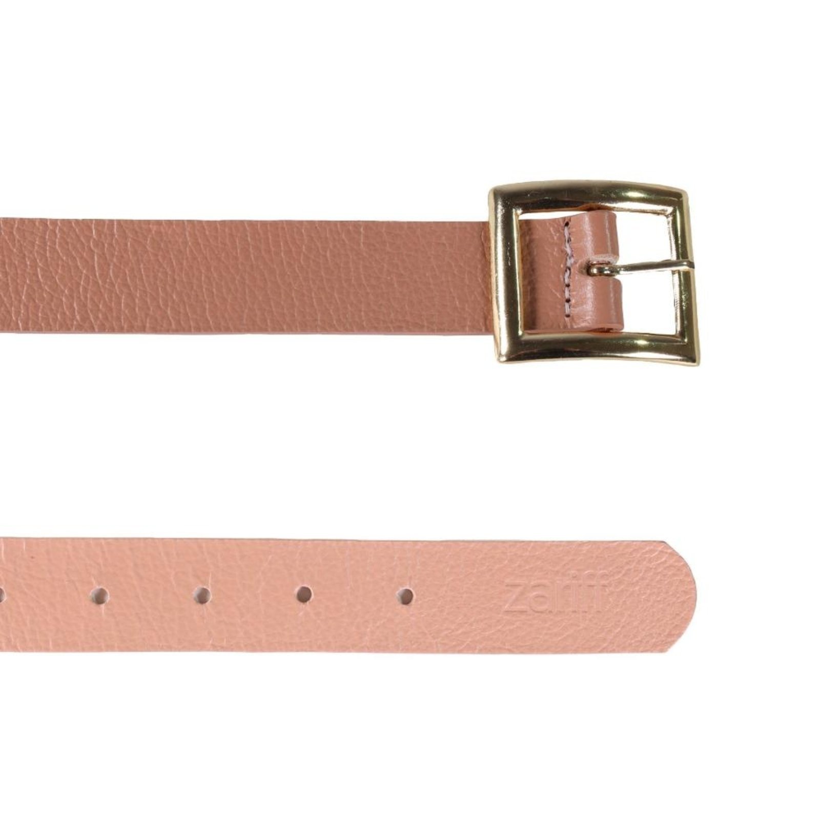 Vista 3 Cinto Feminino Zariff com Fivela Clássica 30.2984.001 Nude Incolor incolor nude Zariff incolor nude