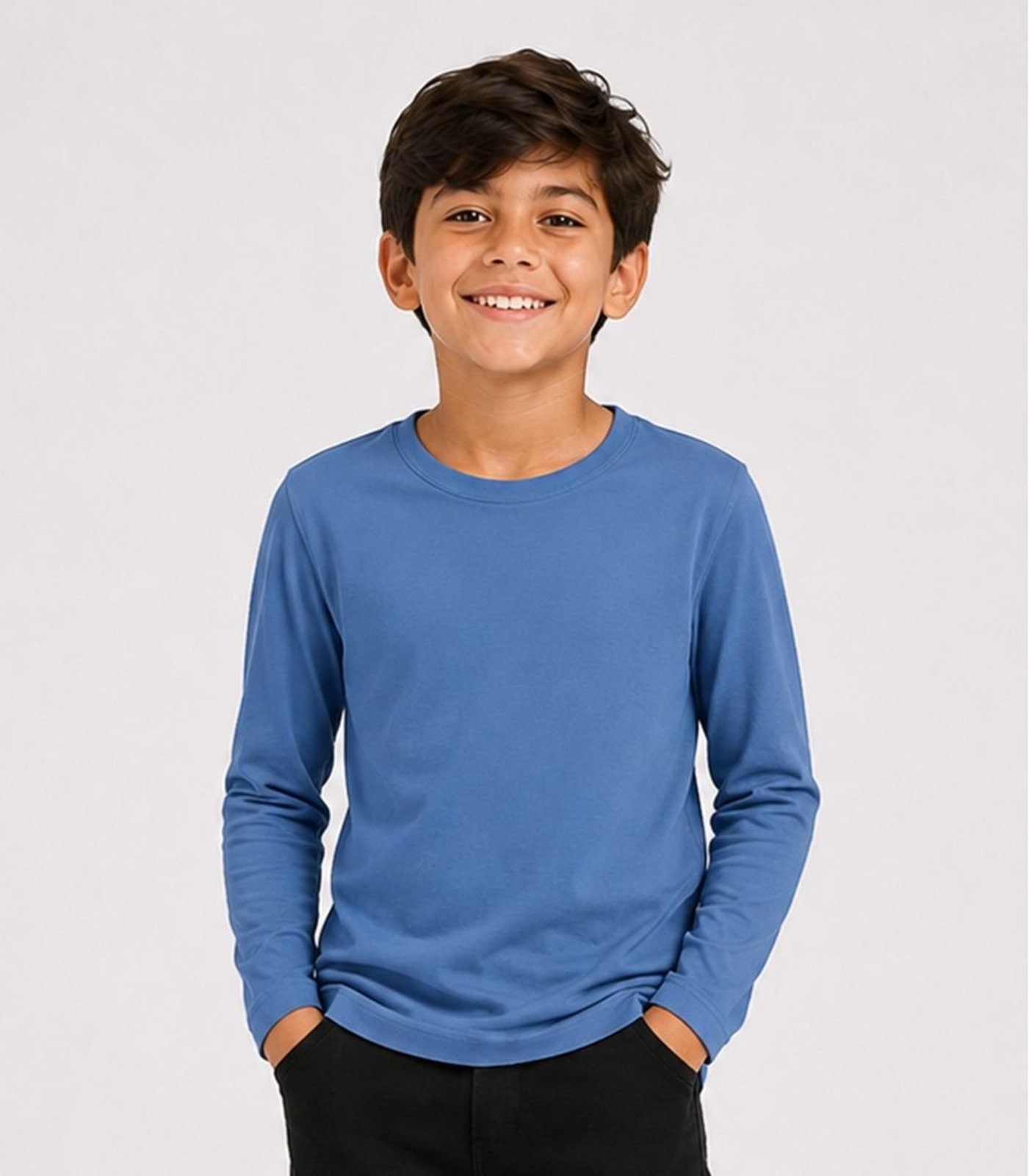 Infantil - Camiseta Manga Longa Select Azul