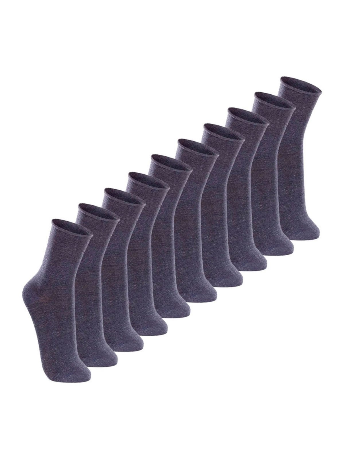 Kit com 10 Pares de Meias sem Punho Casual Lupo 1275-011
