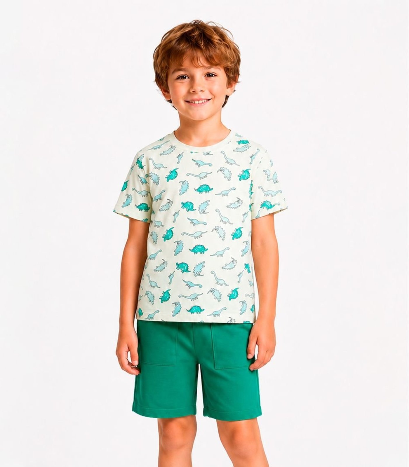 Infantil - Conjunto Camiseta Com Bermuda Select Verde