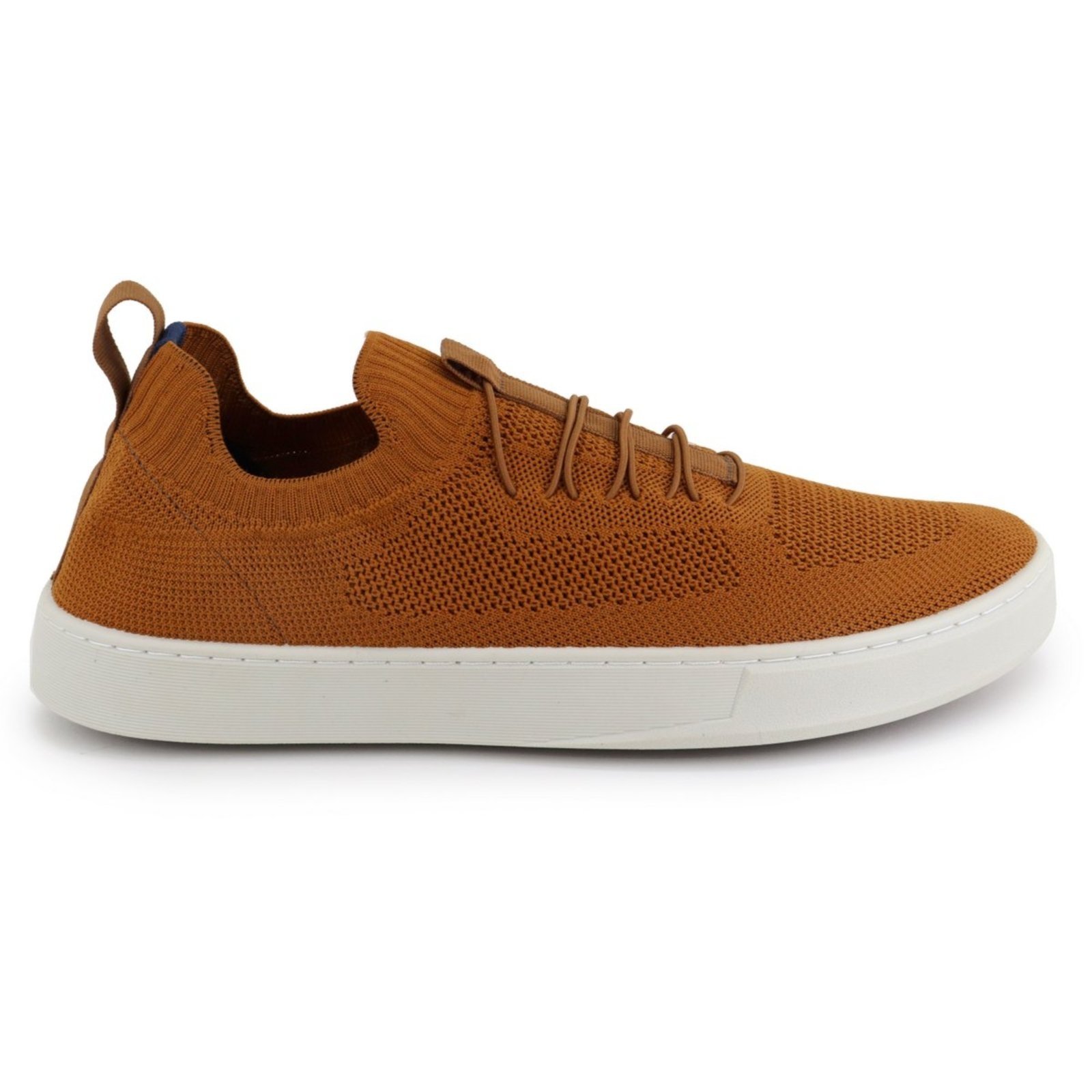 Tenis Masculino Knit Lavini Shoes Slip On Casual Caramelo
