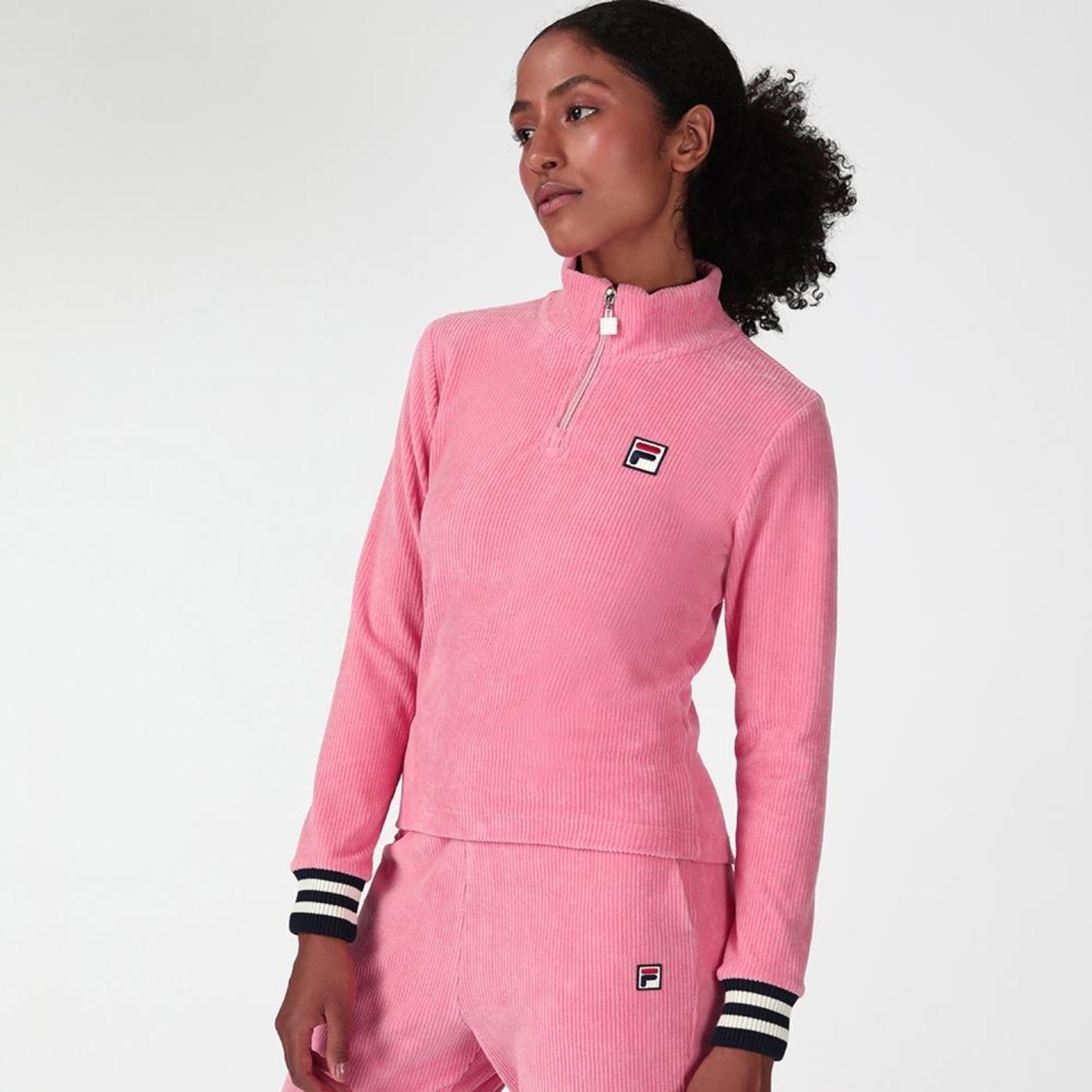 Vista 2 Casaco Fila Pryor Feminino incolor Fila incolor