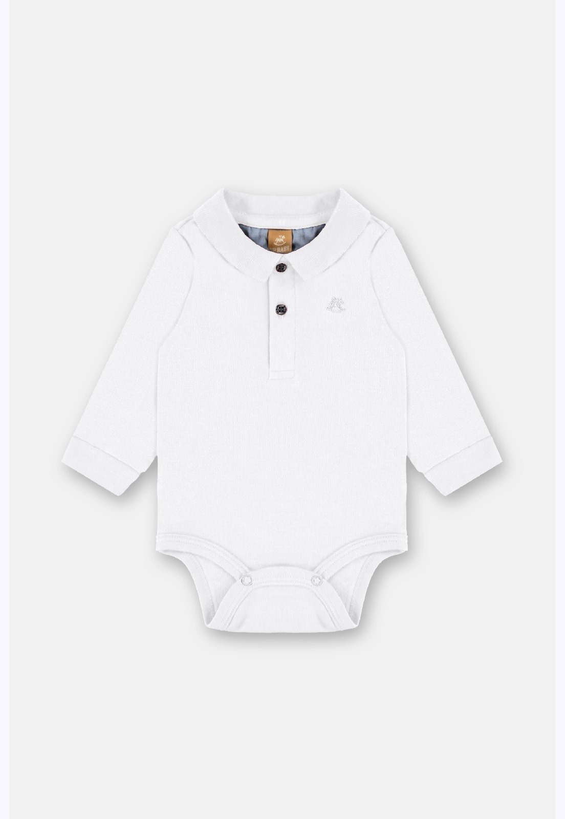 Infantil - Body Polo Manga Longa Menino Up Baby Branco