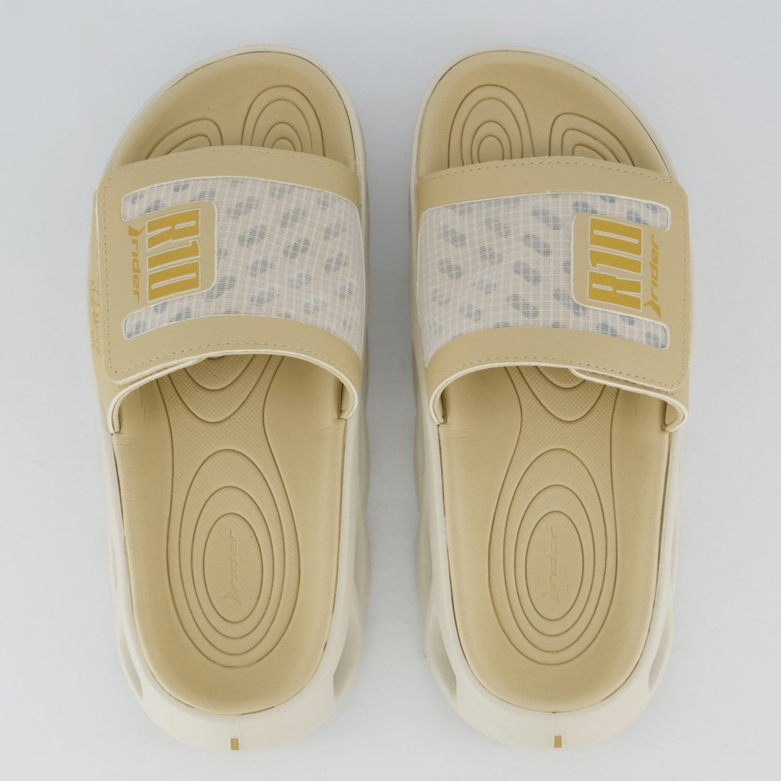 Chinelo Slide Rider R Power R10 Bege