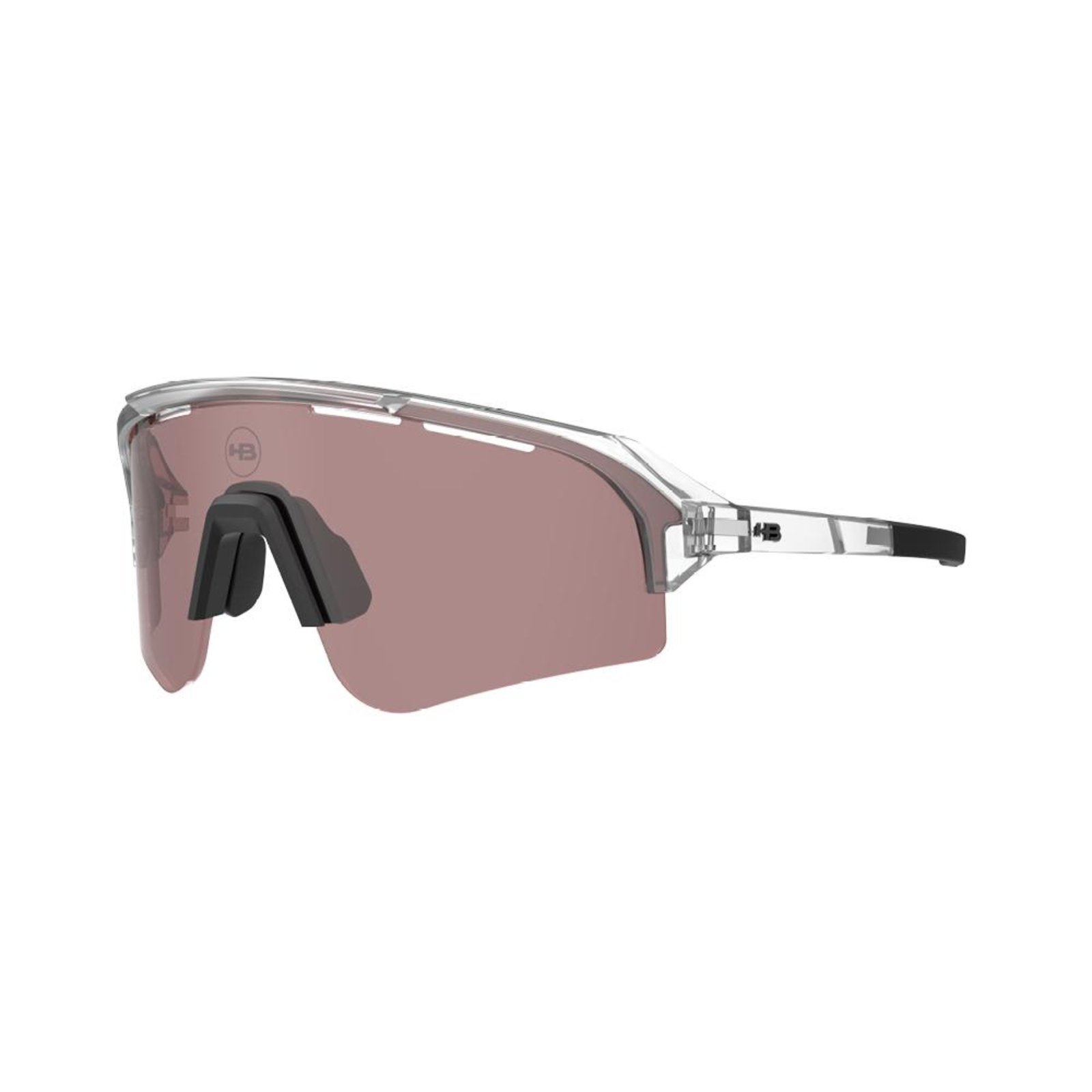 Óculos de Sol HB Edge S Gloss CrystalNose M Black Amber