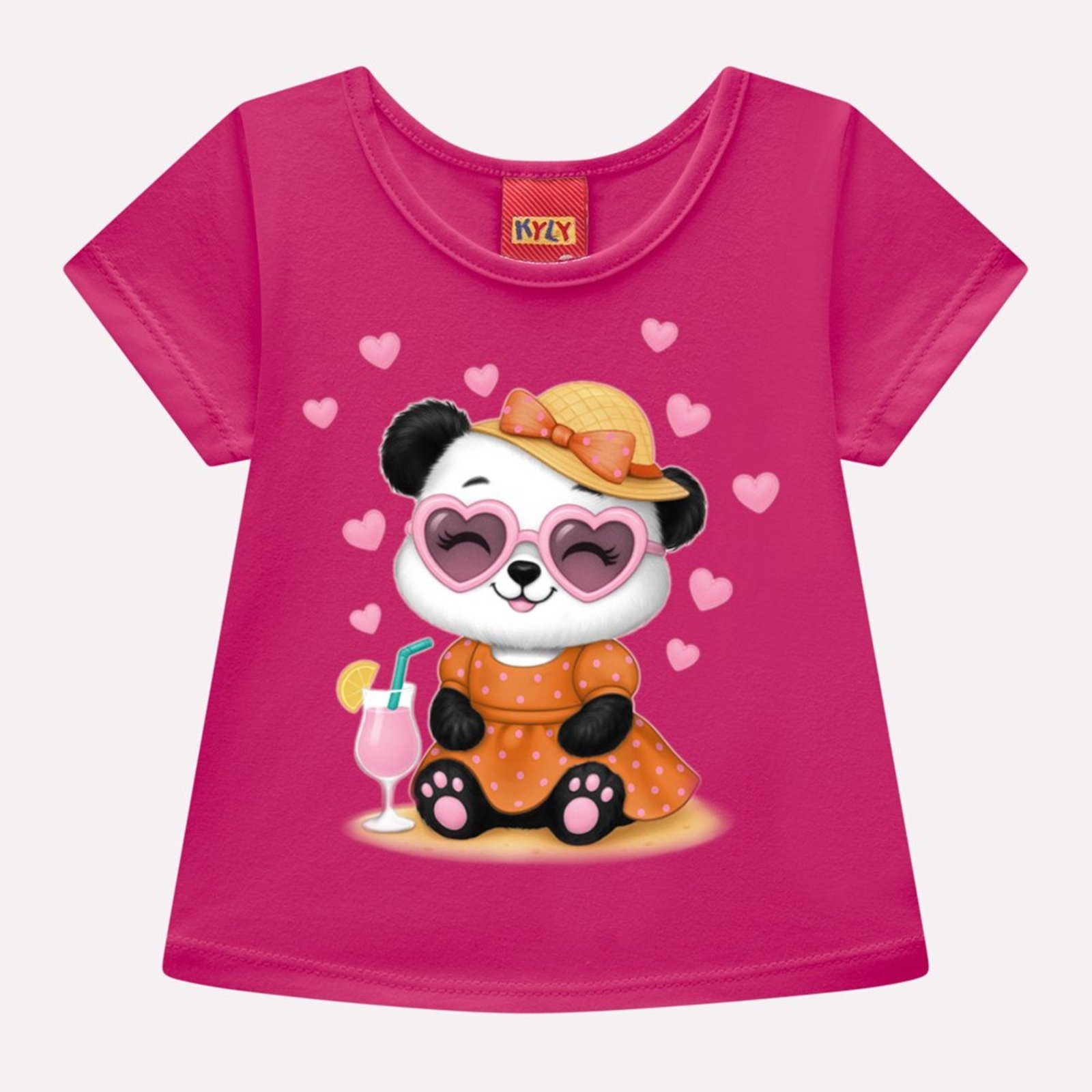 Infantil - Blusa Menina Pandinha Kyly