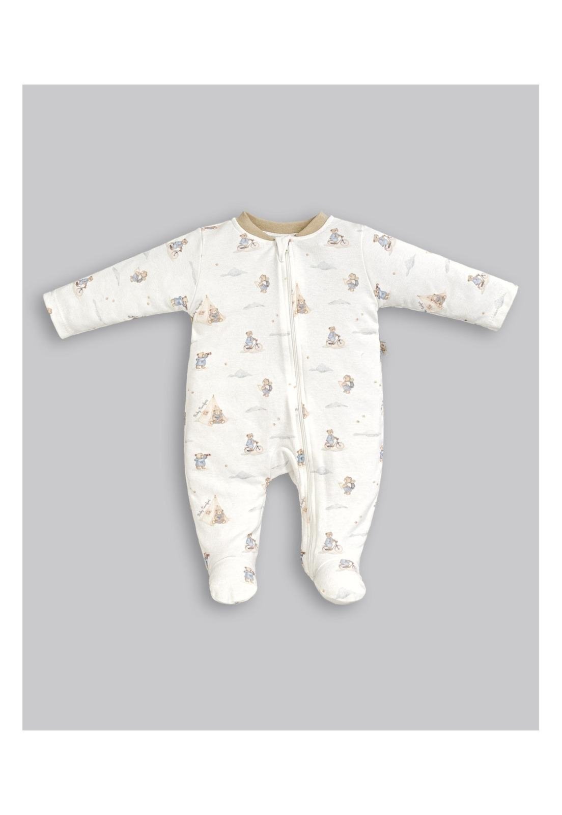 Infantil - Macacão Menina Bege Anjos Baby P Off-white