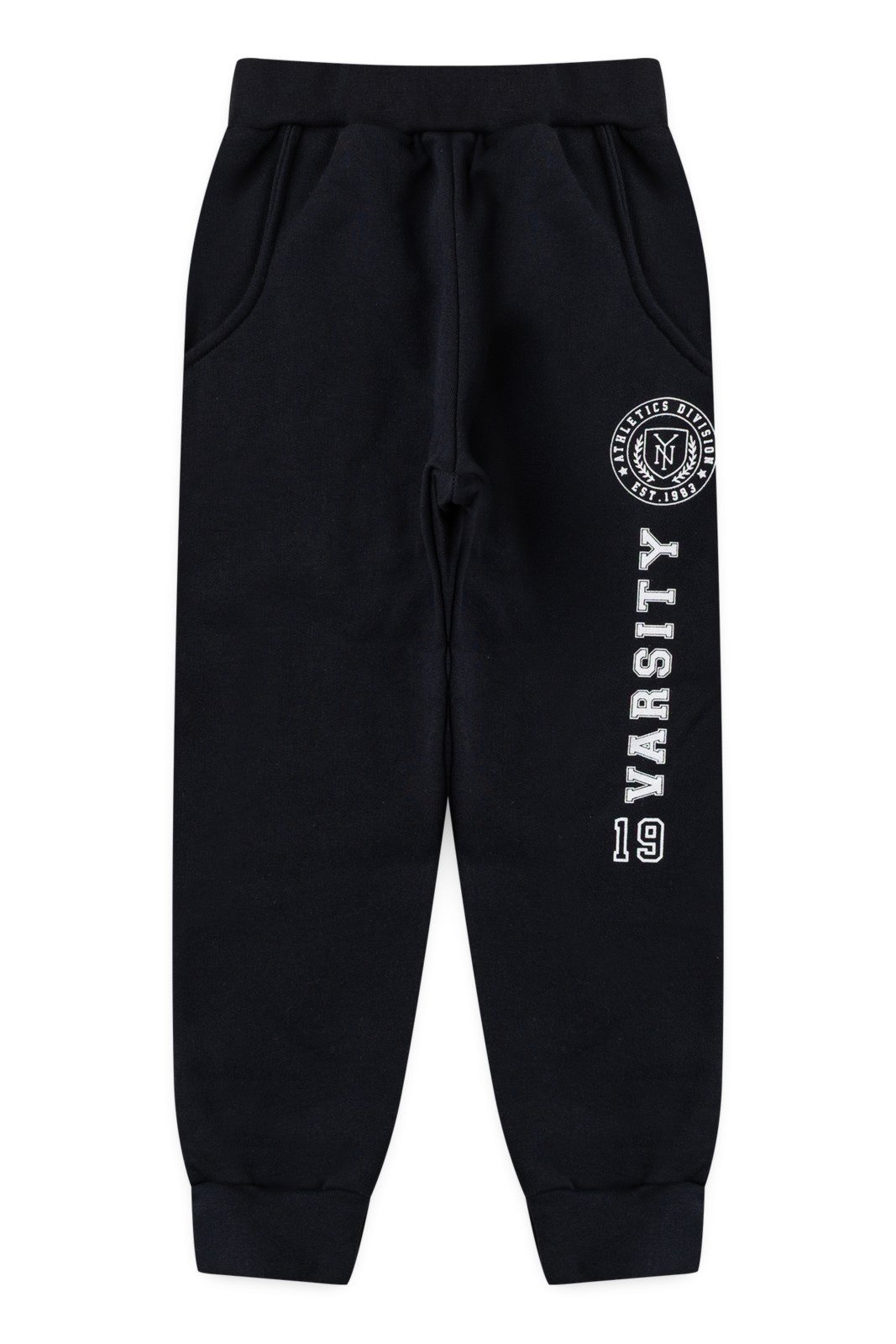 Infantil - Calça Moletom Menino c/ Bolso Varsity