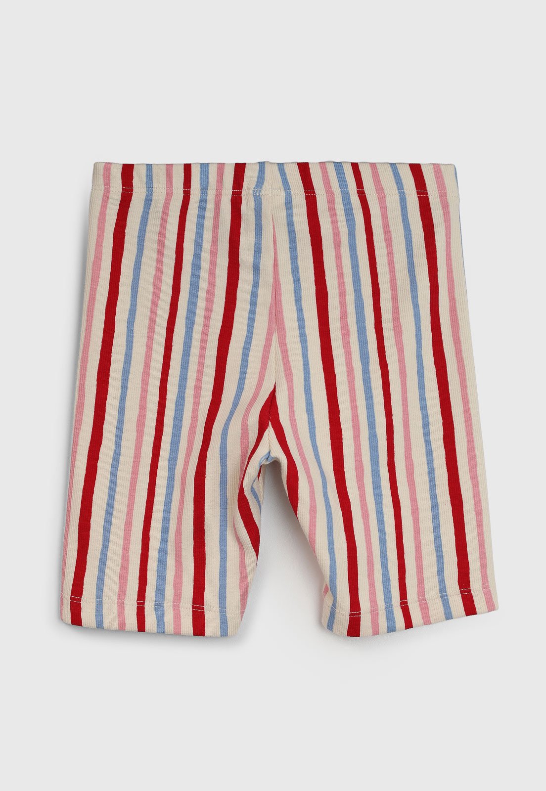 Vista 3 Infantil - Shorts Hering Listrado Canelado Off-White Hering Kids off-white white Hering Kids off-white white