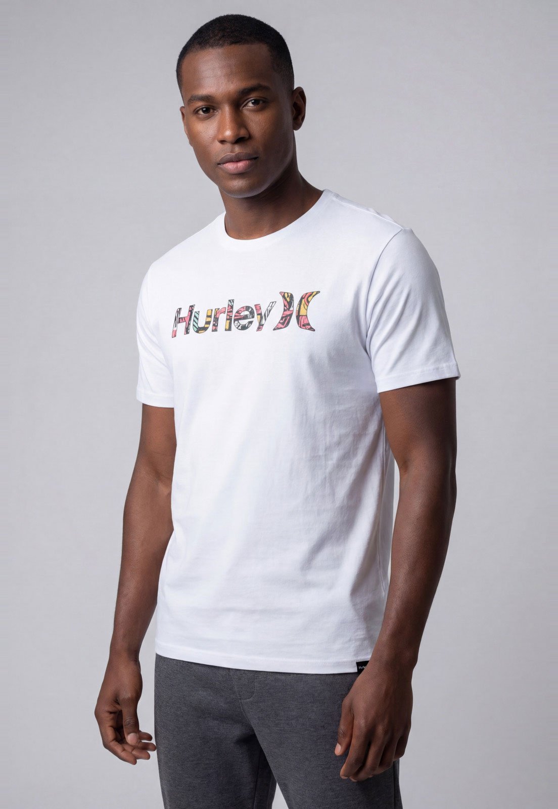 Camiseta Masculina Hurley Silk O&O Classic Branca