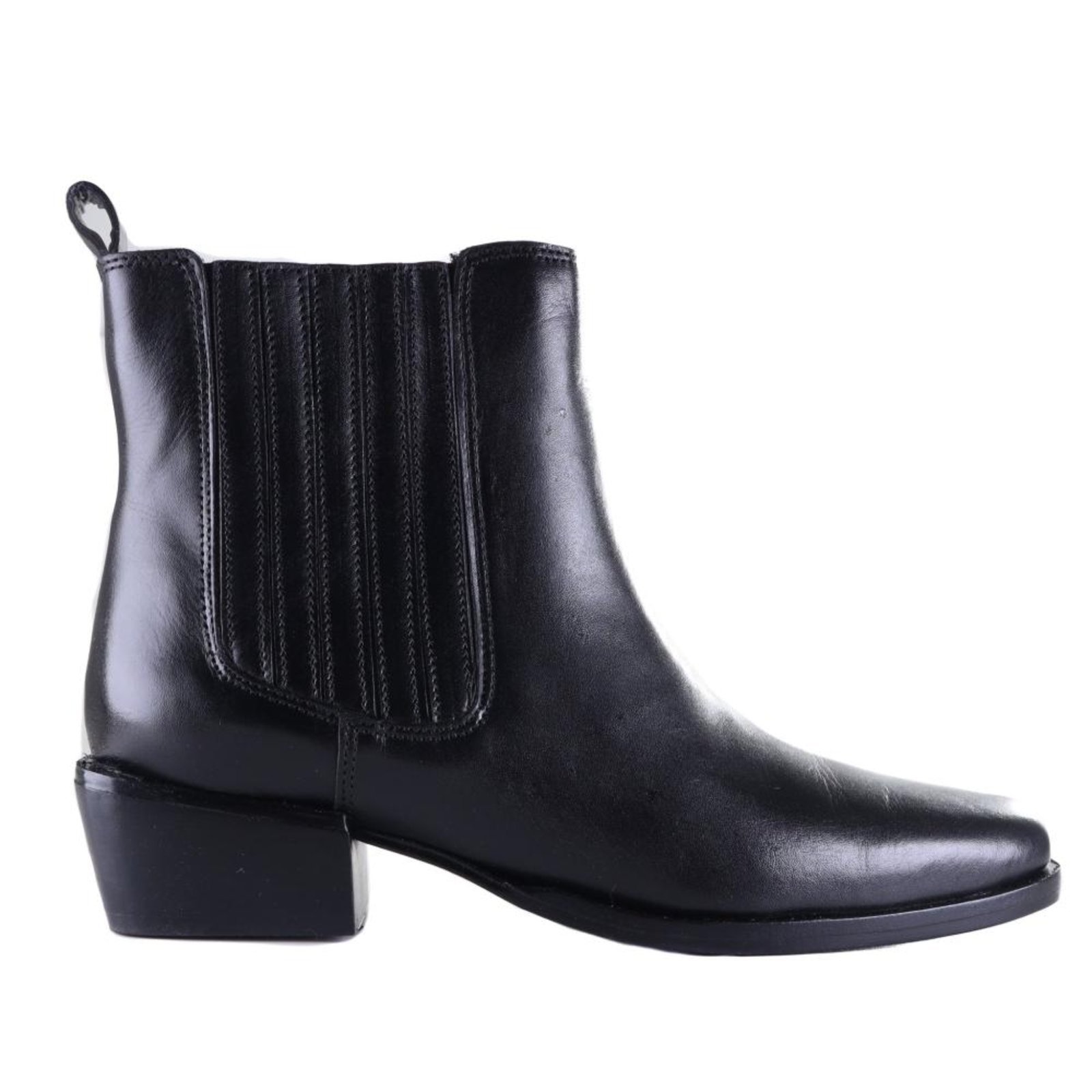 Bota Feminina Zariff Couro 433337 Preto Incolor