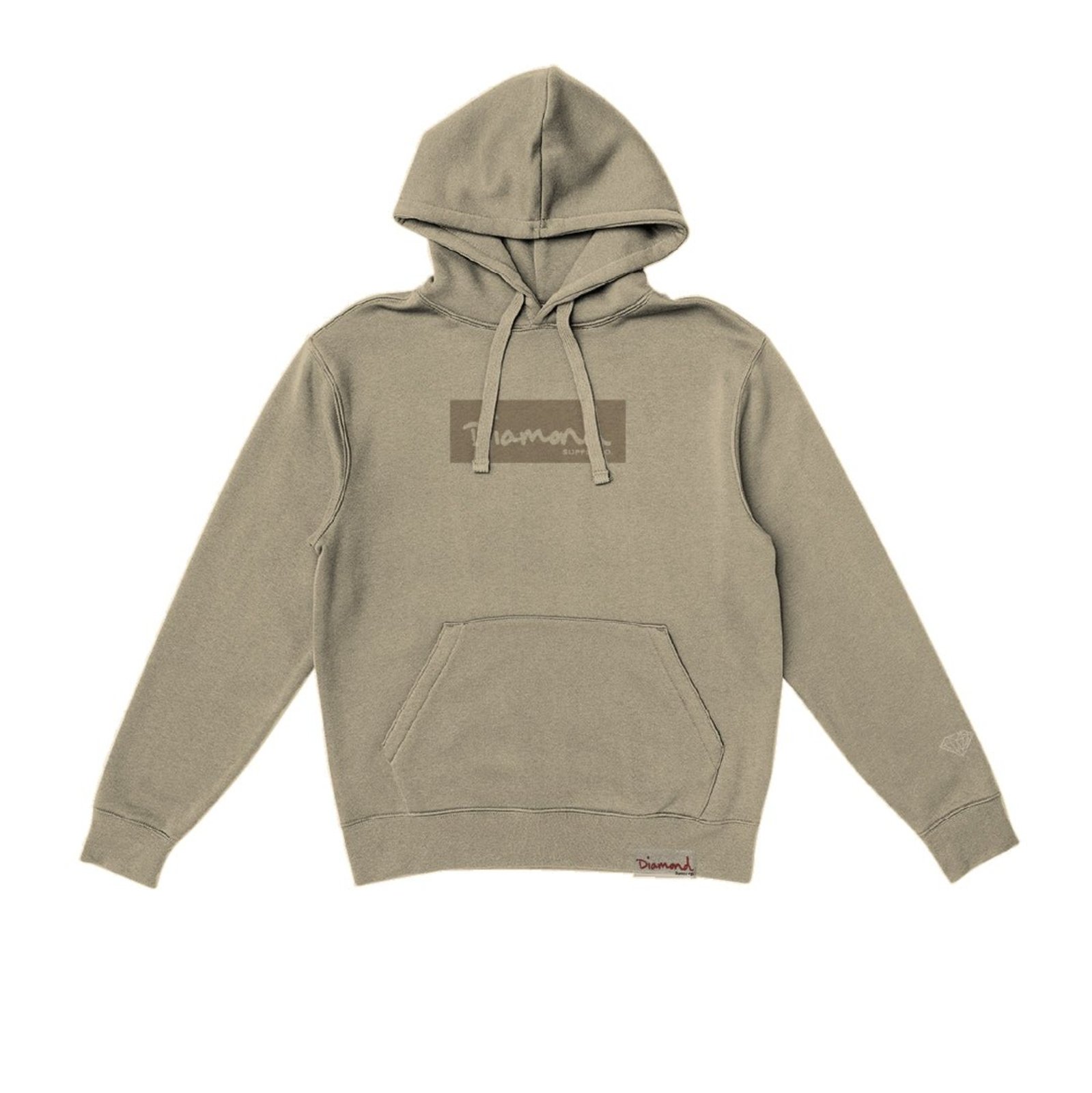 Moletom Diamond Tonal Box Logo Hoodie - NEW SAND