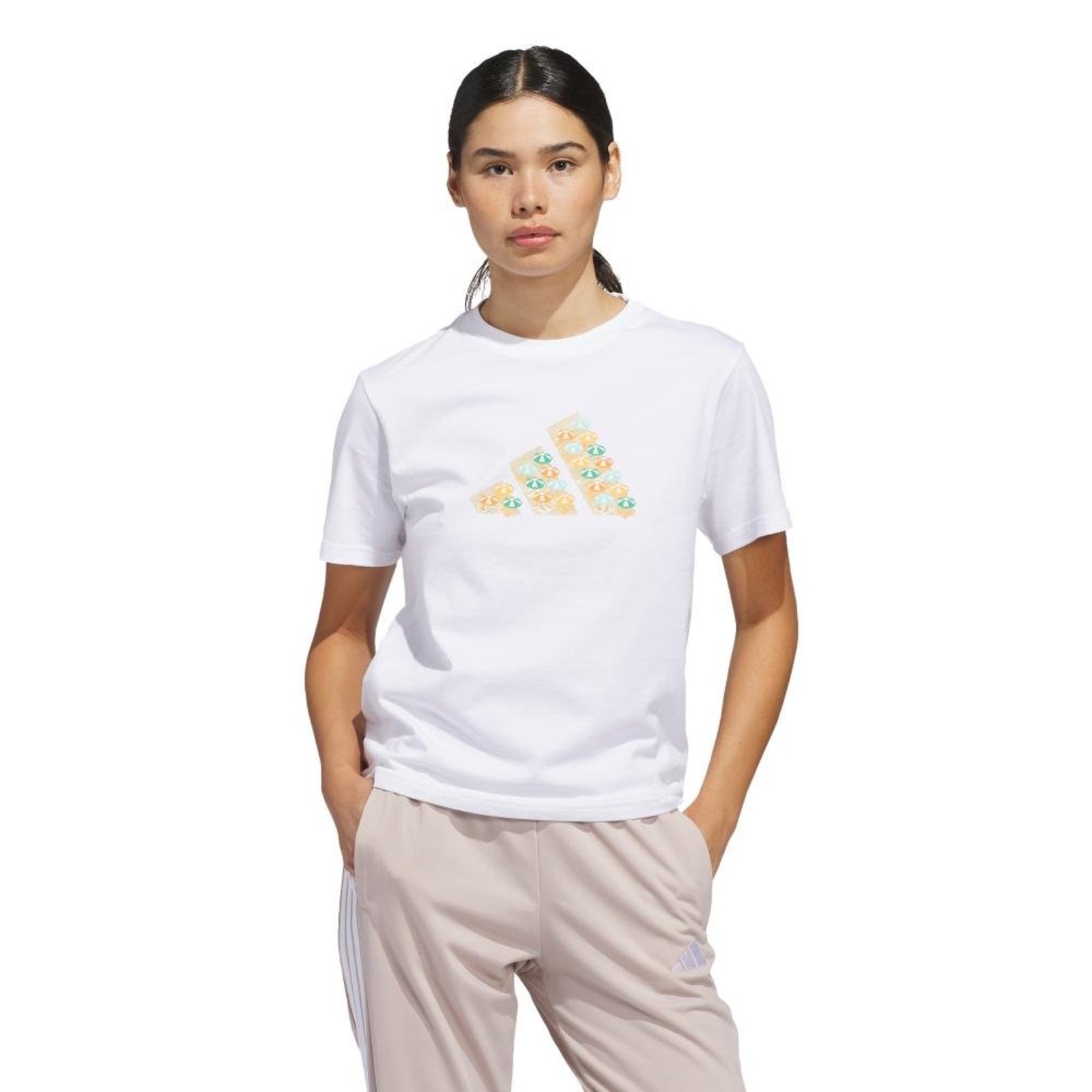 CAMISETA ESTAMPADA UMBRELLAS BIG LOGO adidas Sportswear Branco