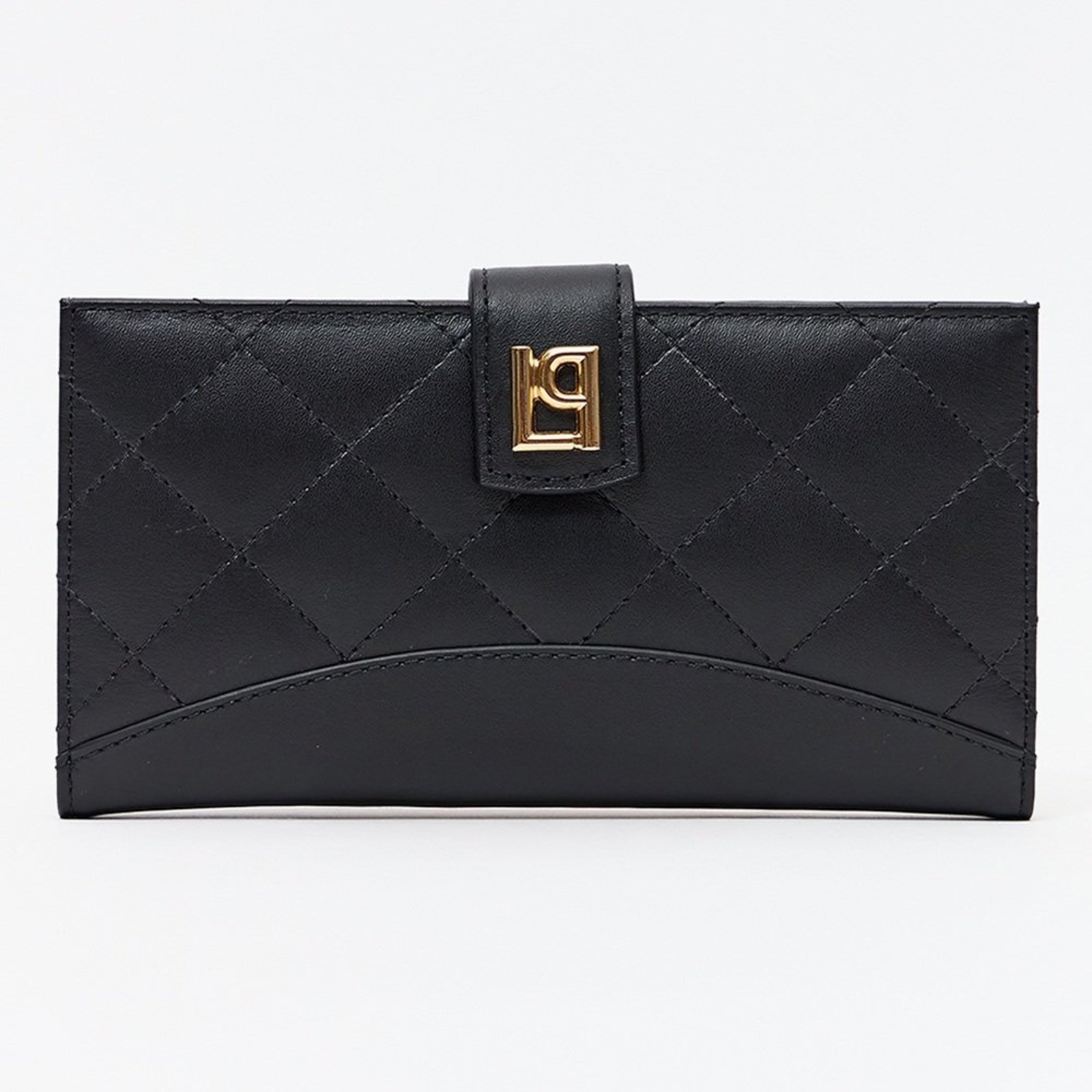 Carteira Lança Perfume Matelasse Enfeite Pr27 Preto Feminino