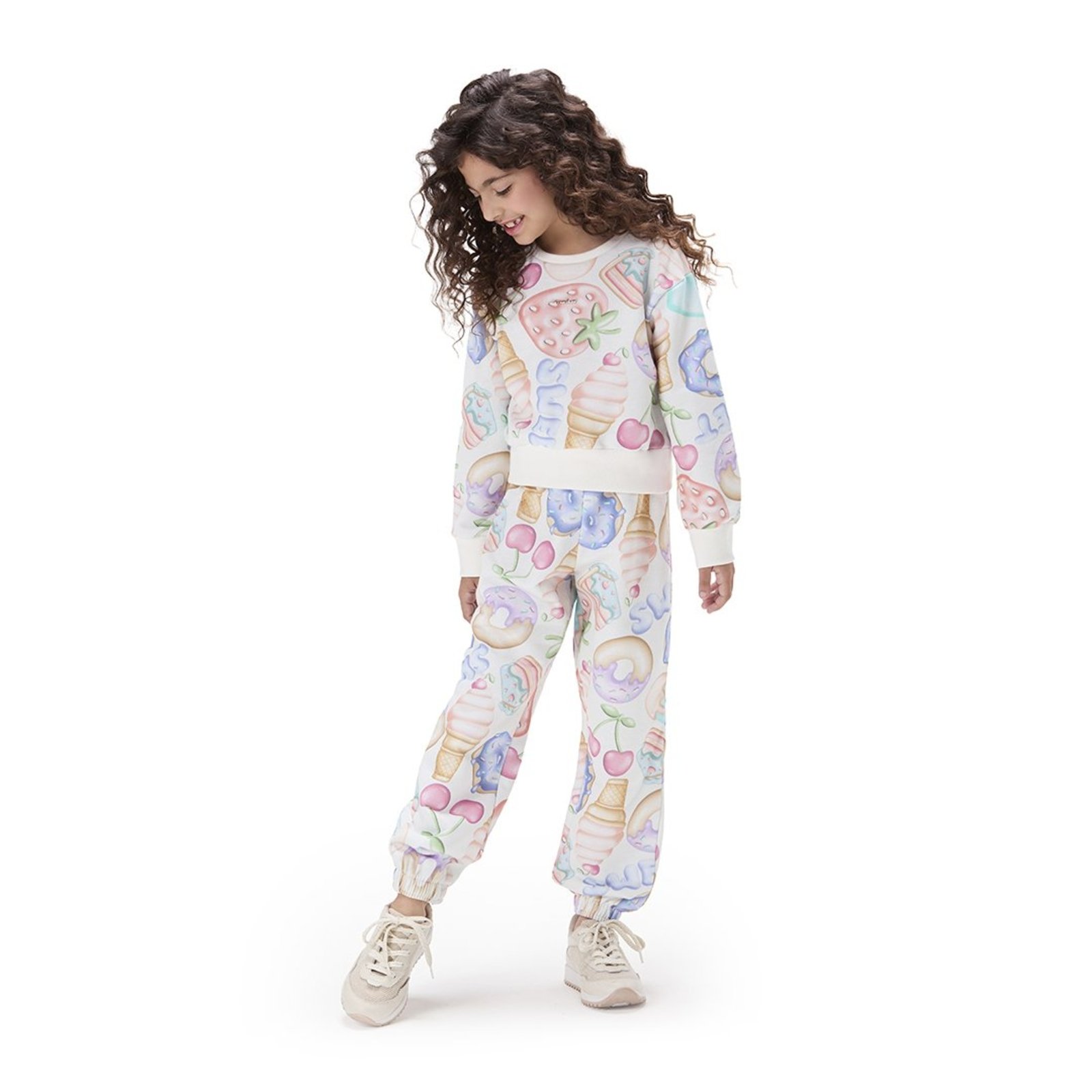 Infantil - Conjunto Longo Estampado Menina Marisol