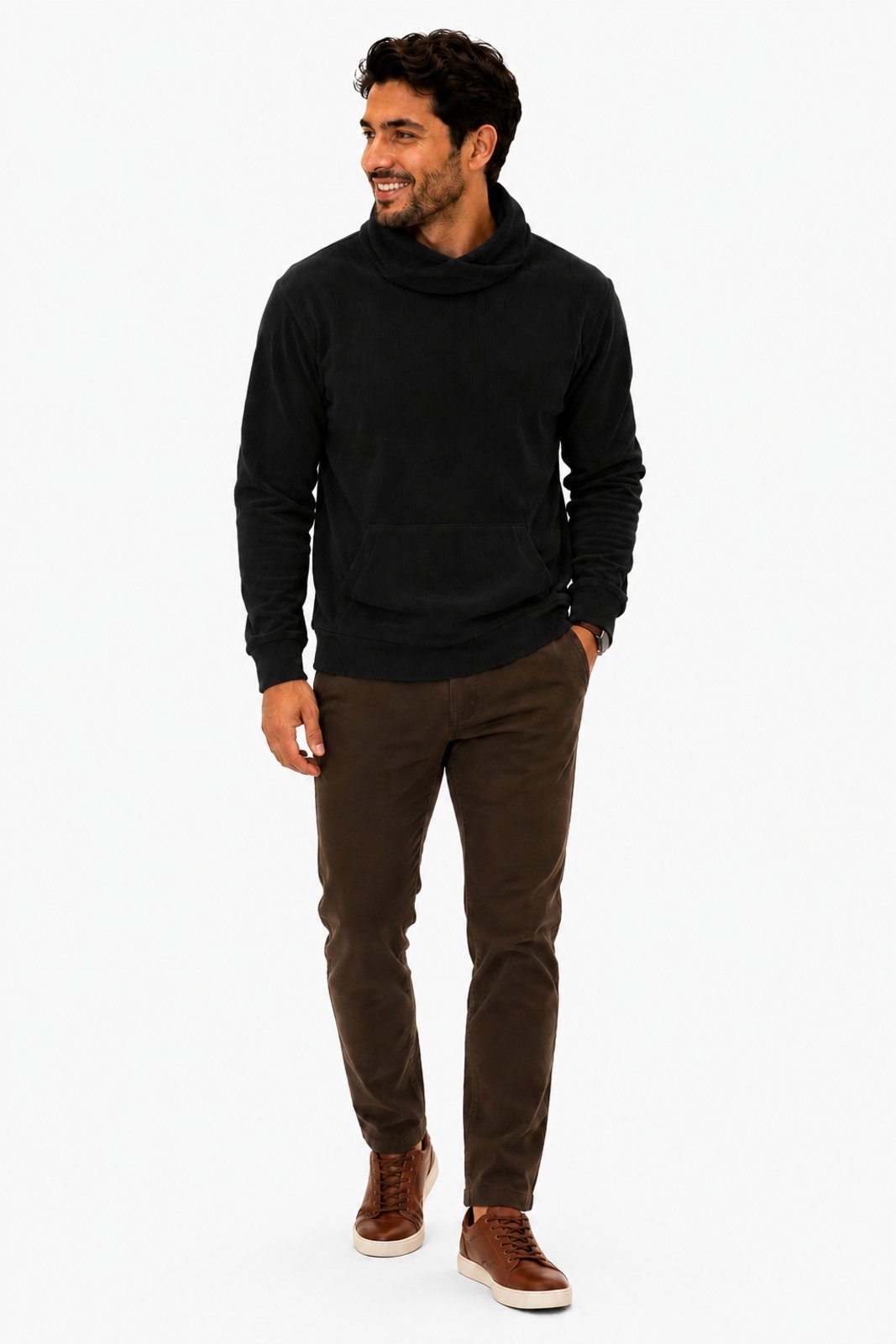 Moletom Masculino D Bell Outlet Fashion Gola Boba Preto