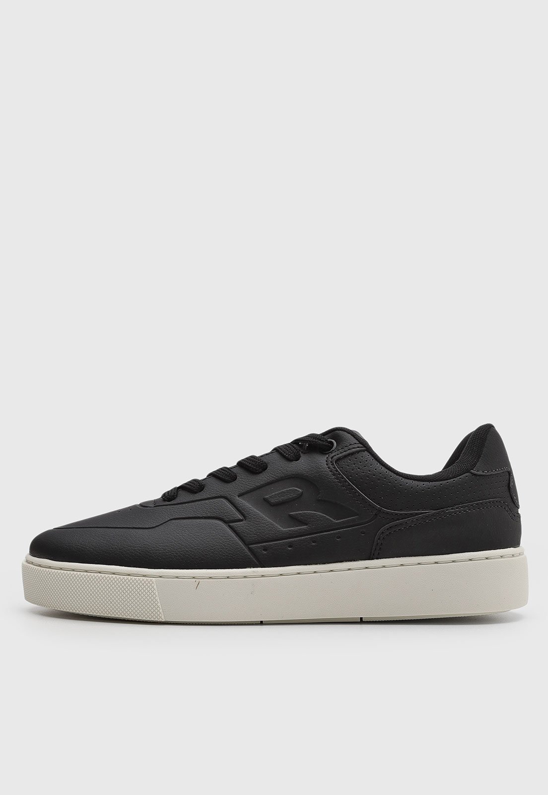Tênis Masculino Reserva Preto com Solado Branco