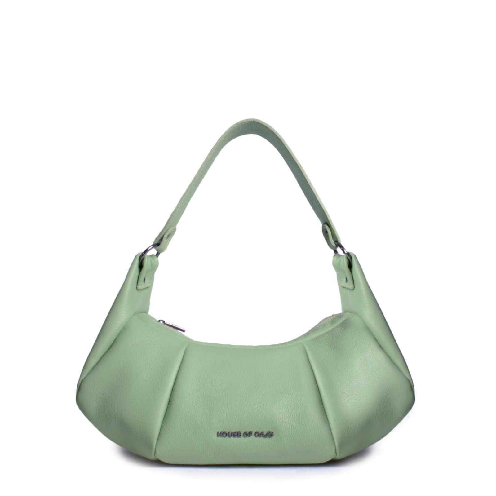 Bolsa Feminina Em Couro Tiracolo Kiwi “Ana Caetano”