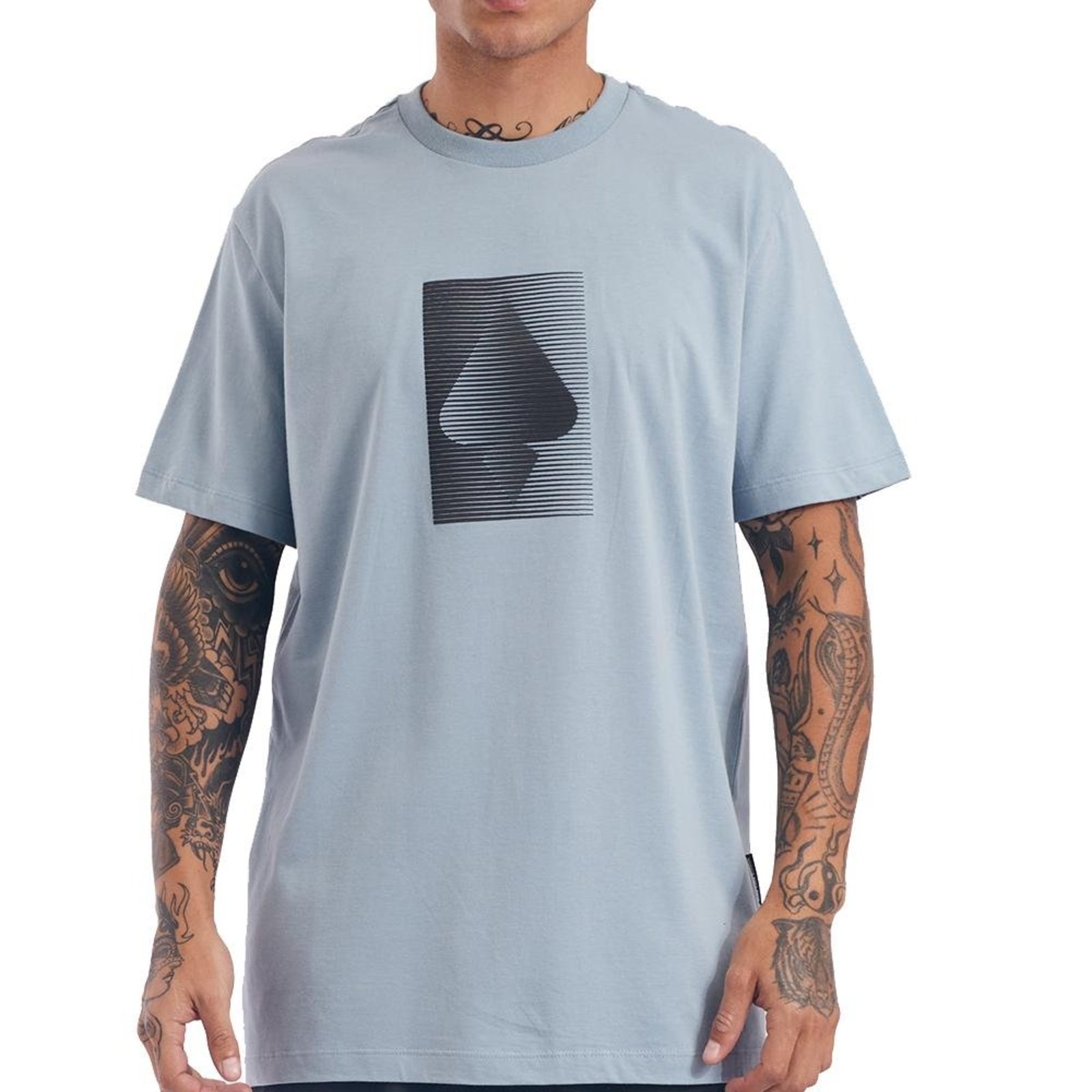 Camiseta MCD Espada Lenticular SM27 Masculina Azul Nublado