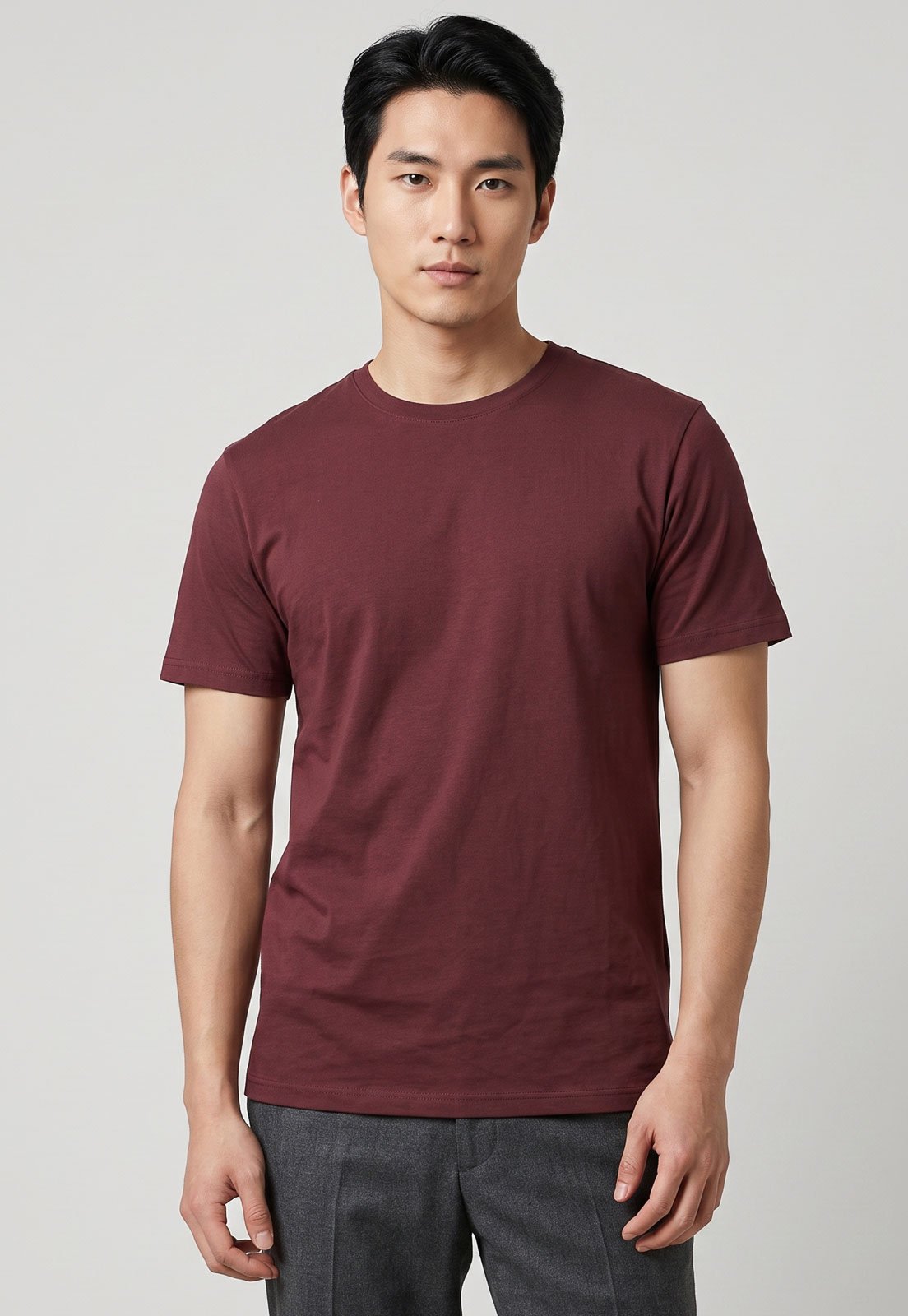 Camiseta Masculina Volcom Silk Solid Stone Vinho